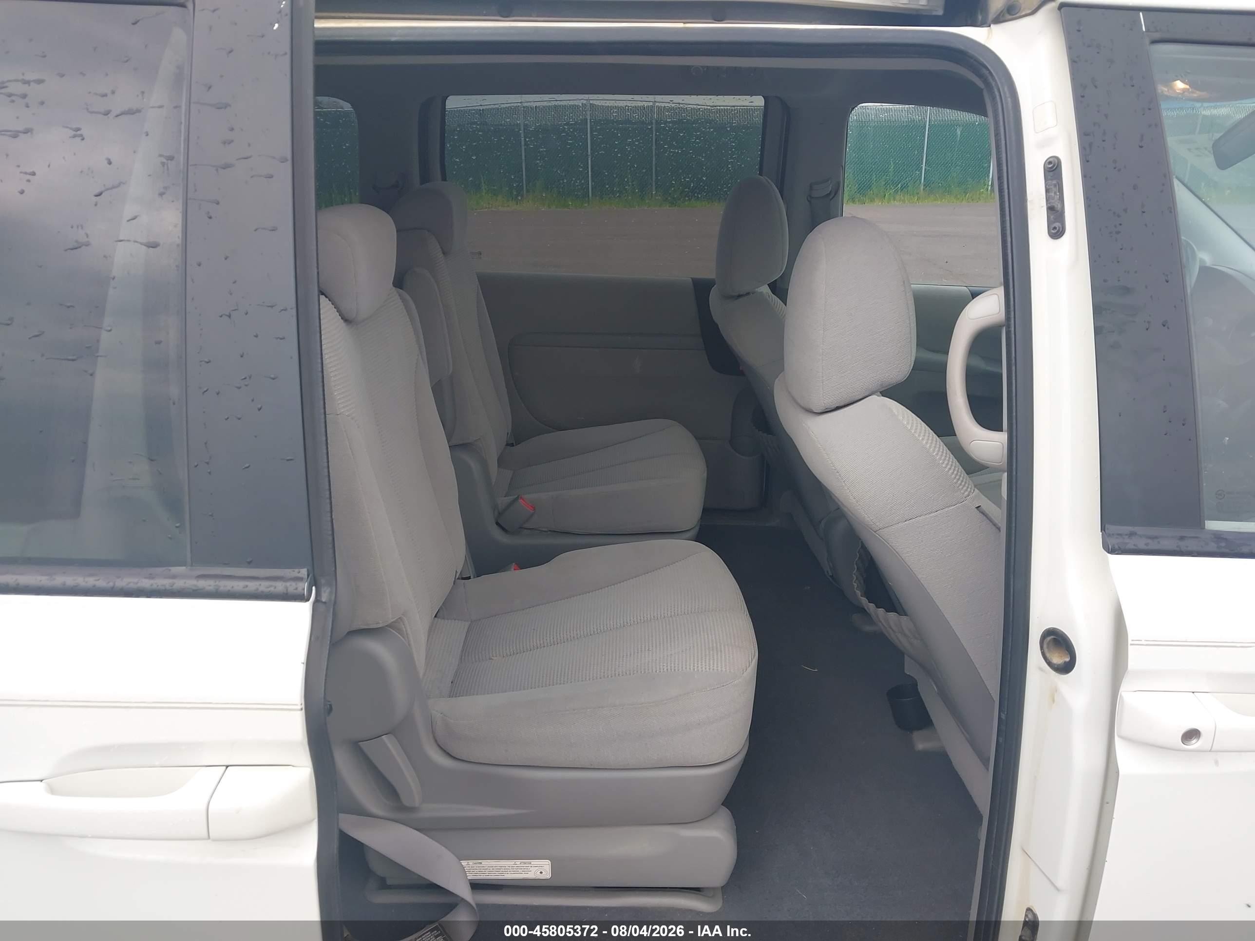 2008 Kia Sedona   White vin: KNDMB133786254045