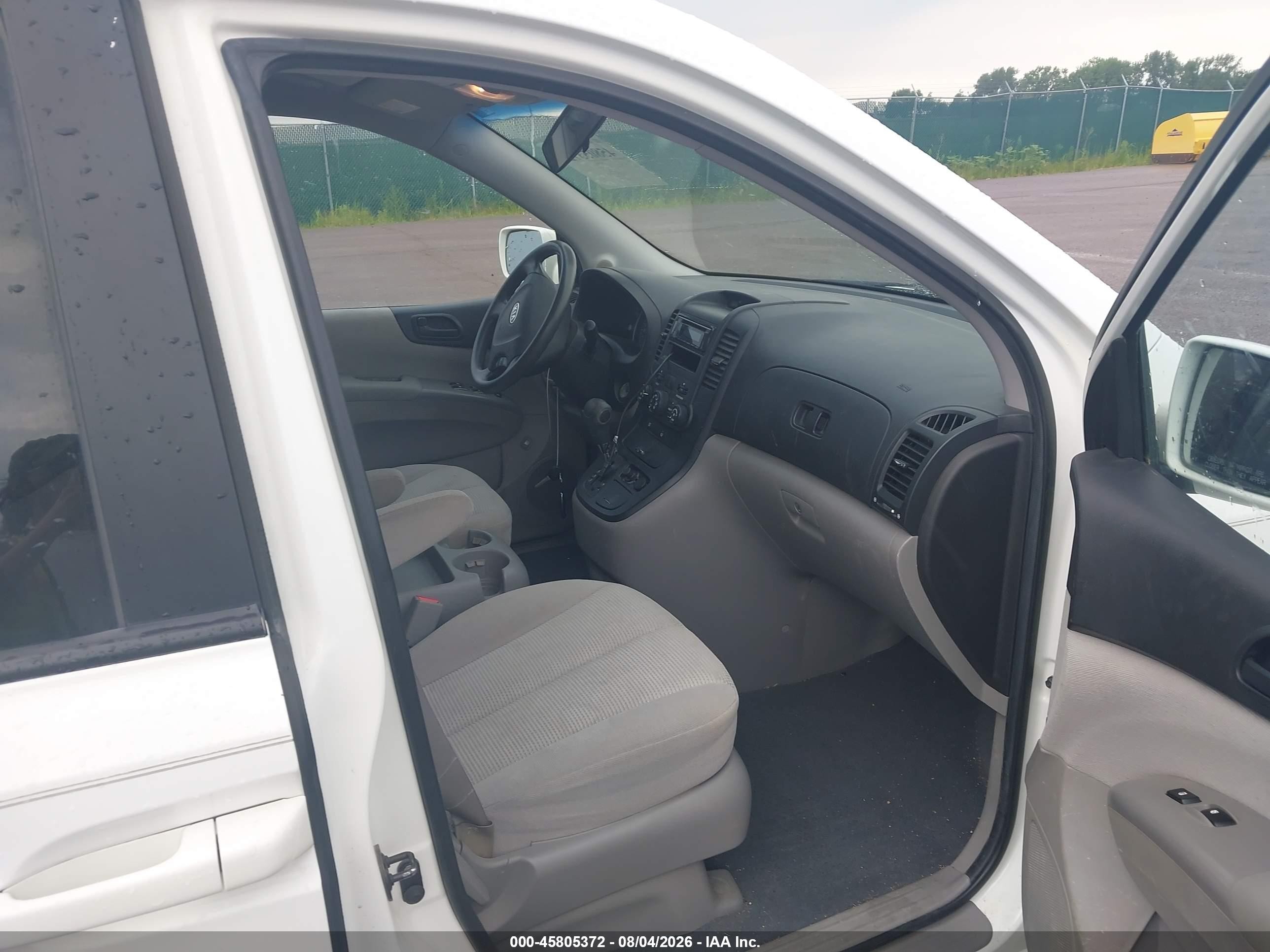 2008 Kia Sedona   White vin: KNDMB133786254045