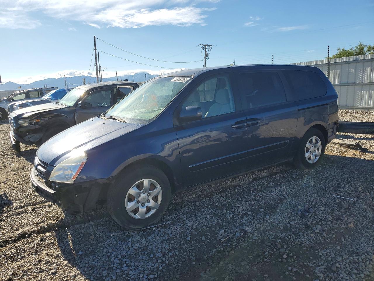 2006 Kia Sedona Lx Blue vin: KNDMB233066037973