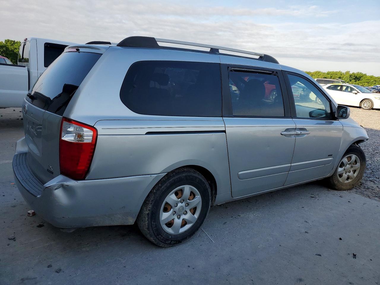 2006 Kia Sedona Lx Silver vin: KNDMB233066039559