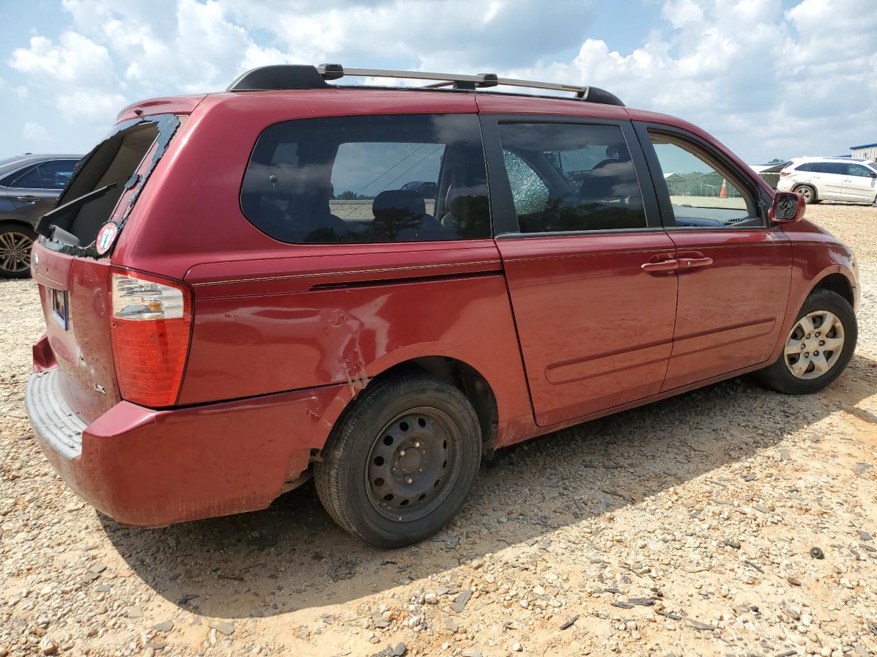 2006 Kia Sedona Lx Red vin: KNDMB233066065949