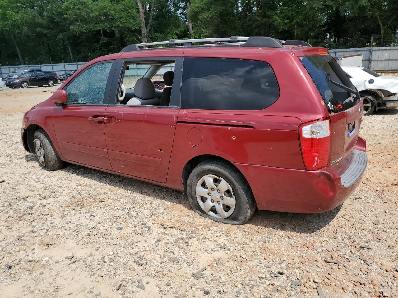 2006 Kia Sedona Lx Red vin: KNDMB233066065949