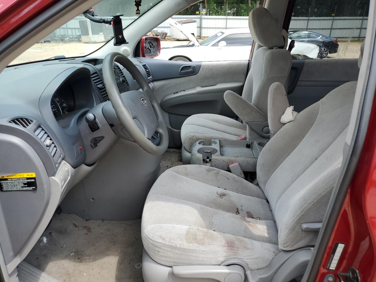 2006 Kia Sedona Lx Red vin: KNDMB233066065949