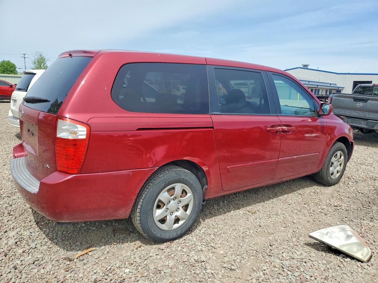 2006 Kia Sedona Lx Red vin: KNDMB233066076191