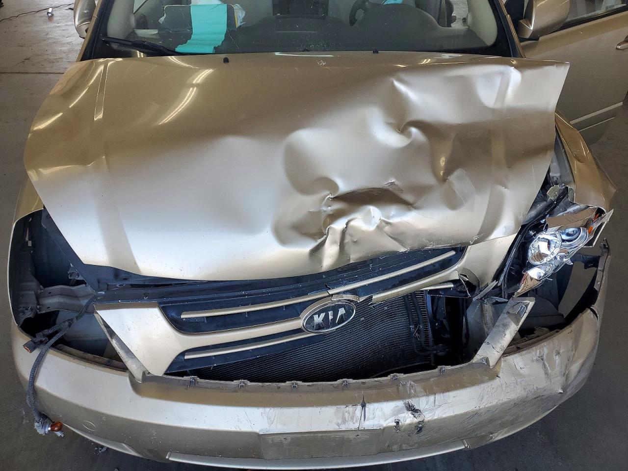2007 Kia Sedona Base Gold vin: KNDMB233076162120