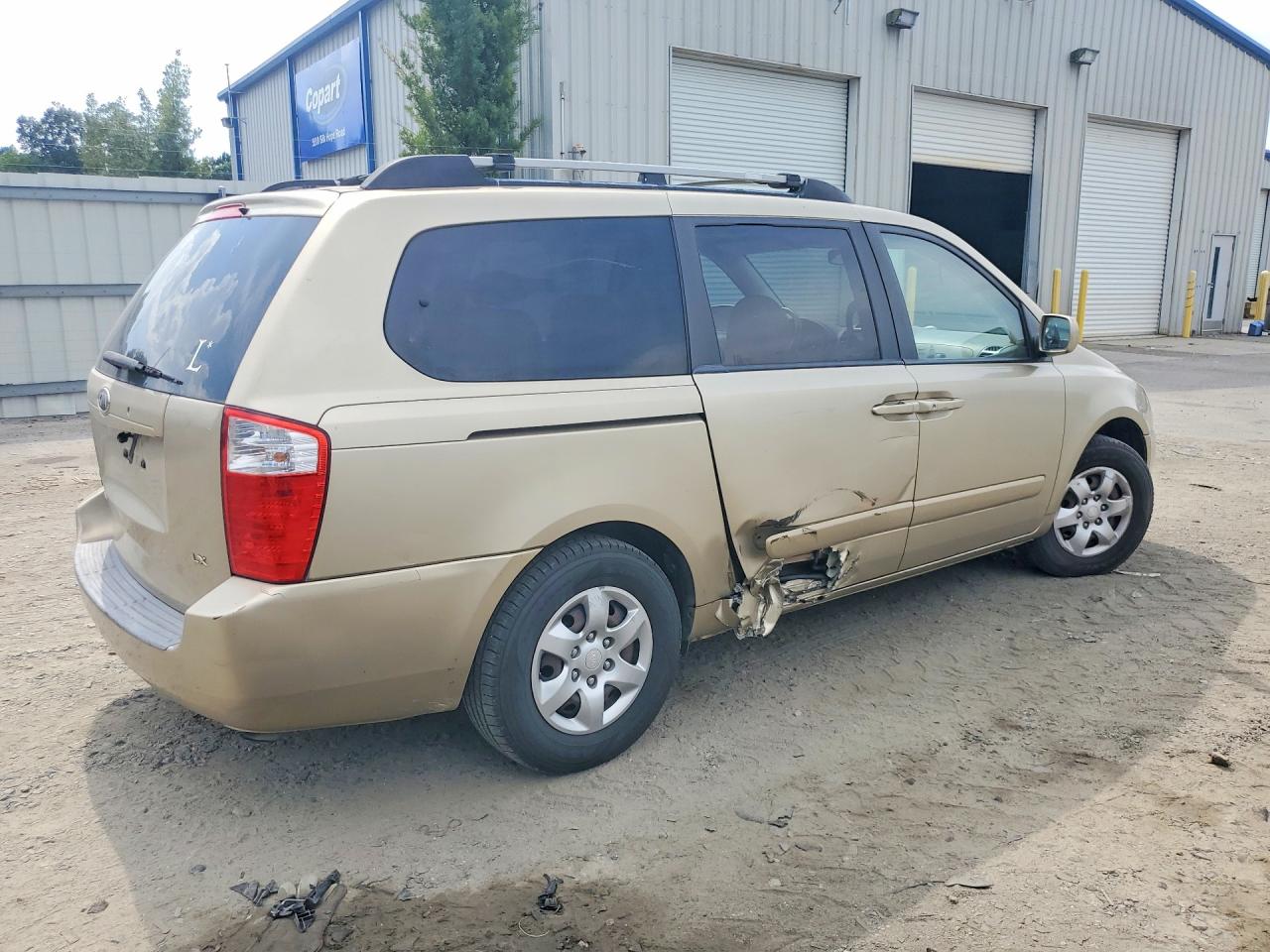 2007 Kia Sedona Ex/lx Gold vin: KNDMB233076173439