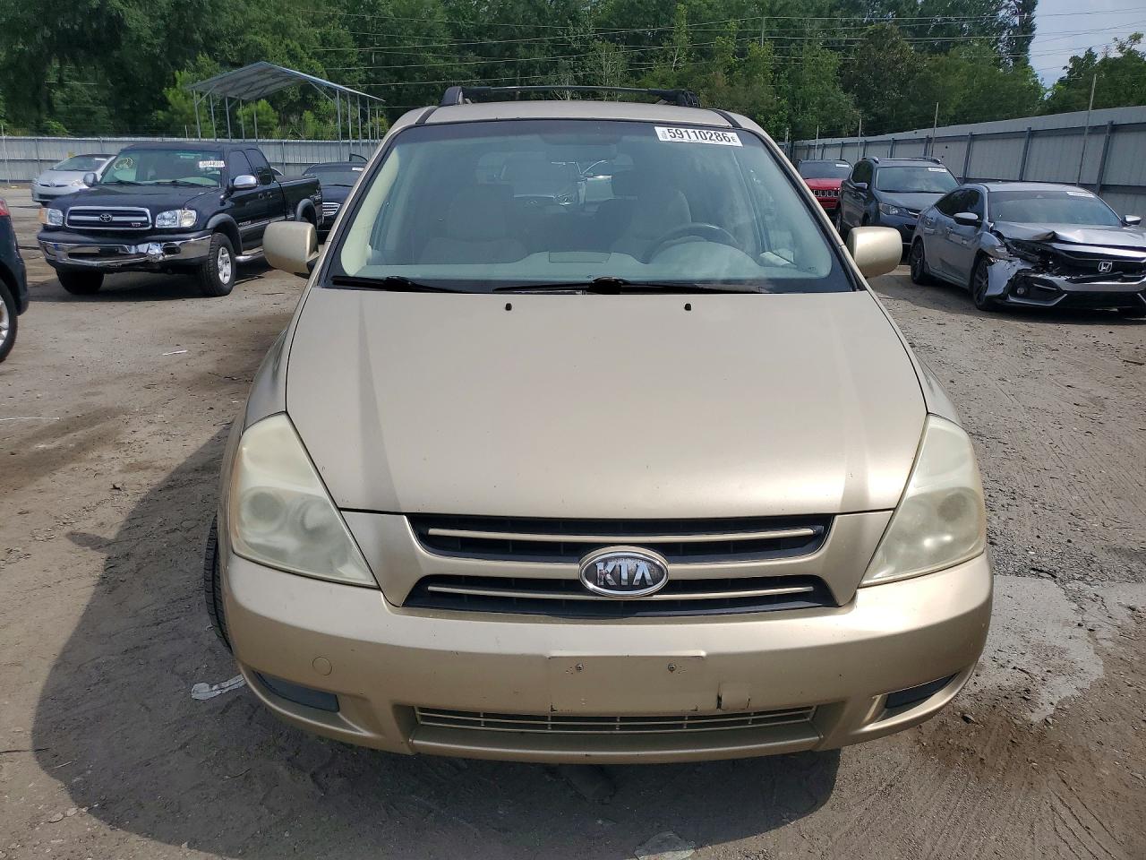 2007 Kia Sedona Ex/lx Gold vin: KNDMB233076173439