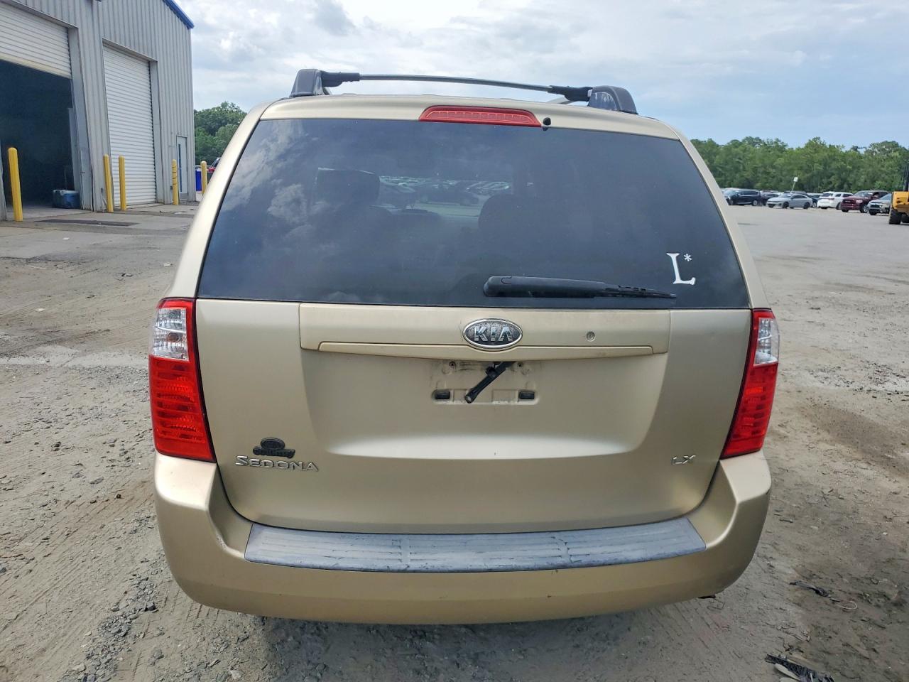 2007 Kia Sedona Ex/lx Gold vin: KNDMB233076173439