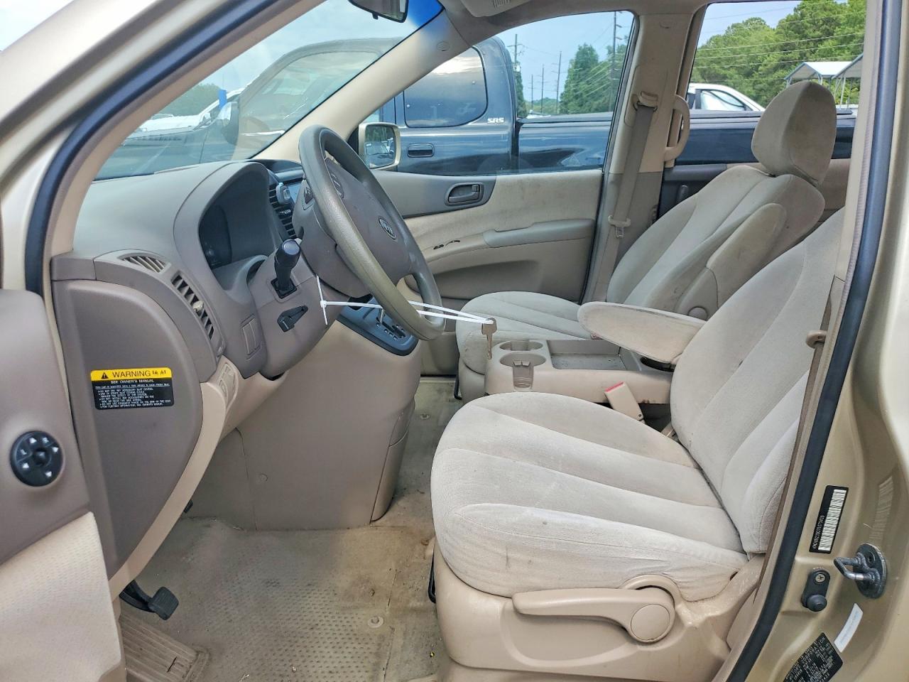 2007 Kia Sedona Ex/lx Gold vin: KNDMB233076173439