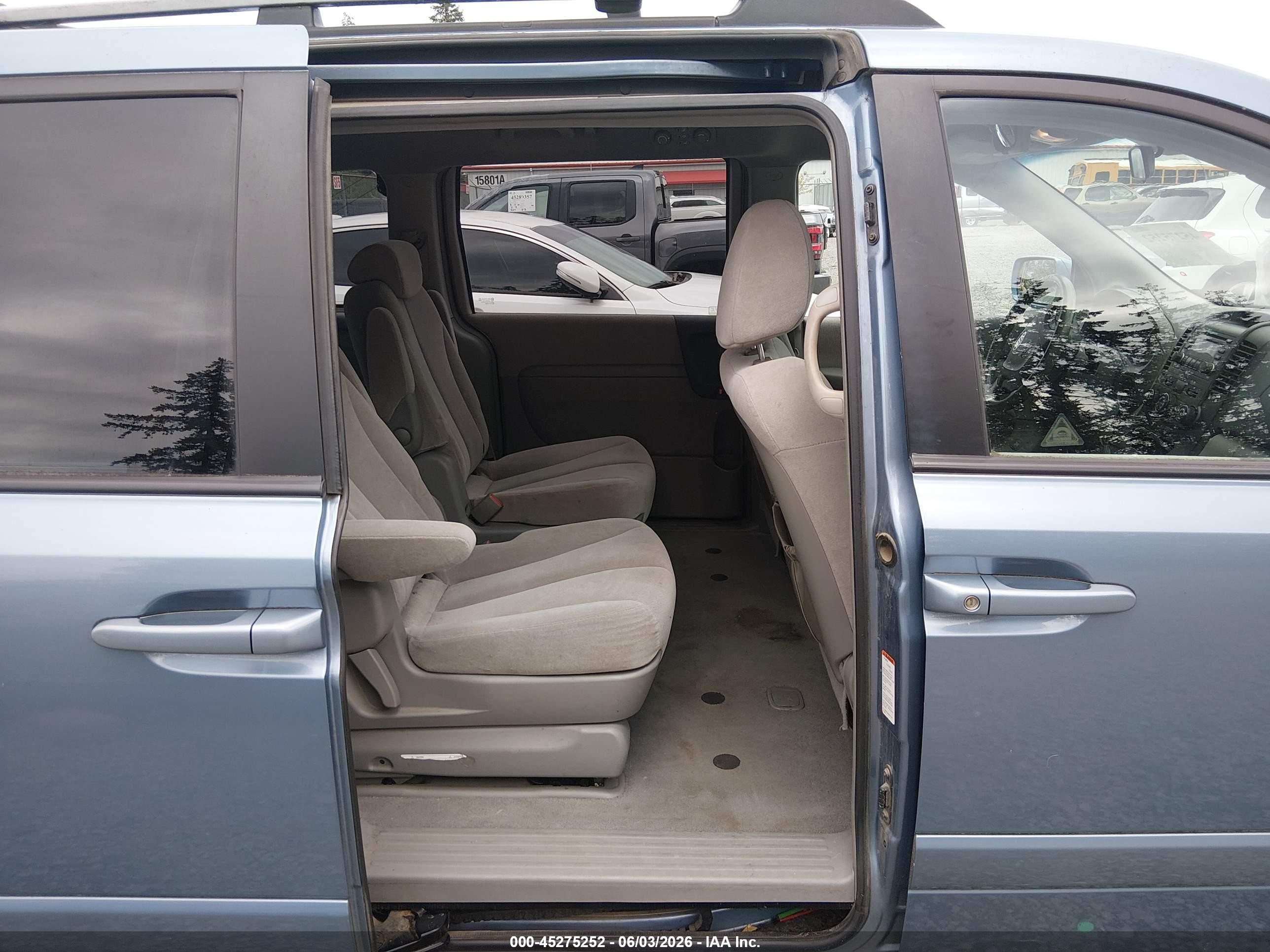 2007 Kia Sedona Lx Blue vin: KNDMB233076184487