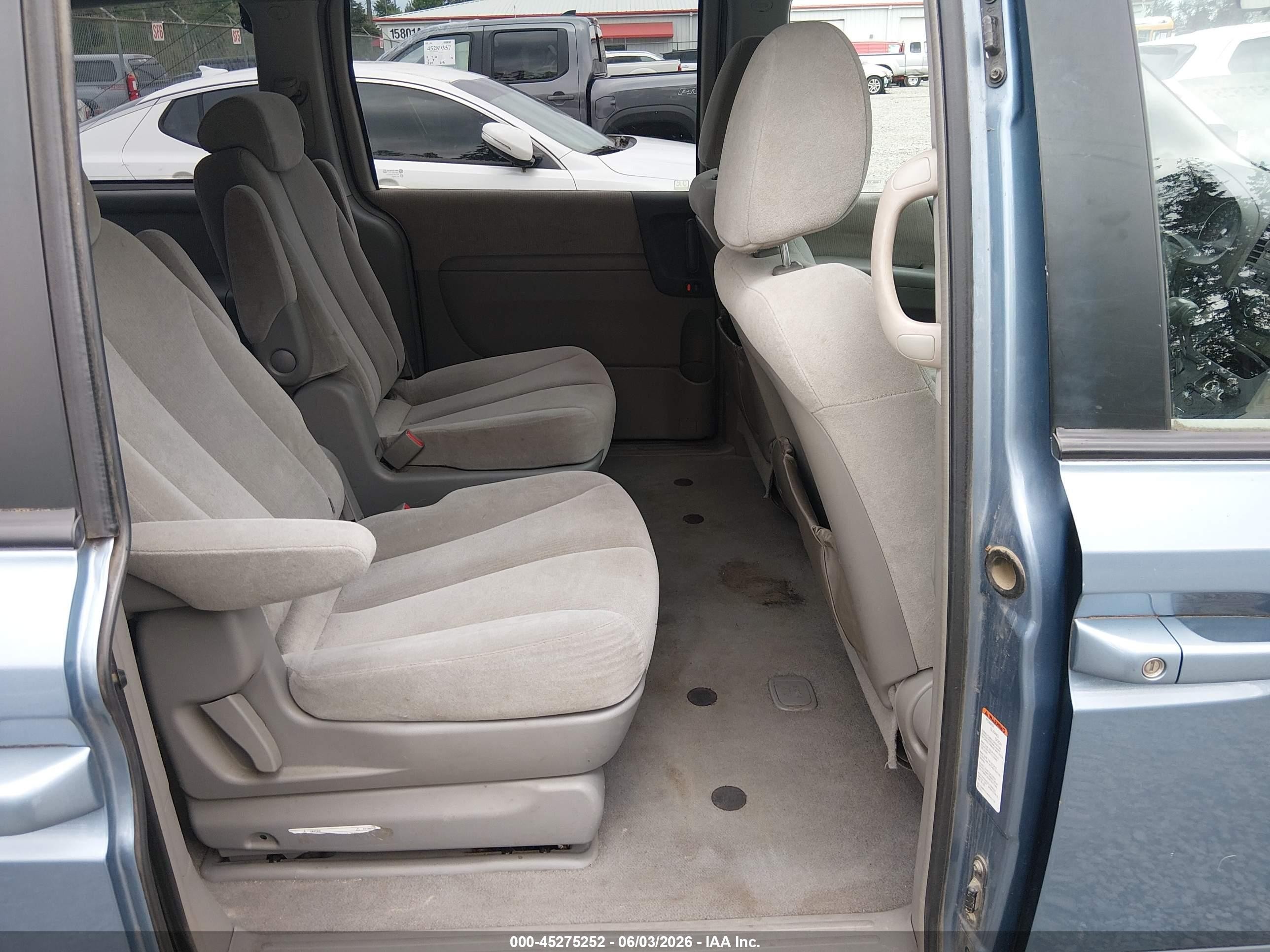 2007 Kia Sedona Lx Blue vin: KNDMB233076184487