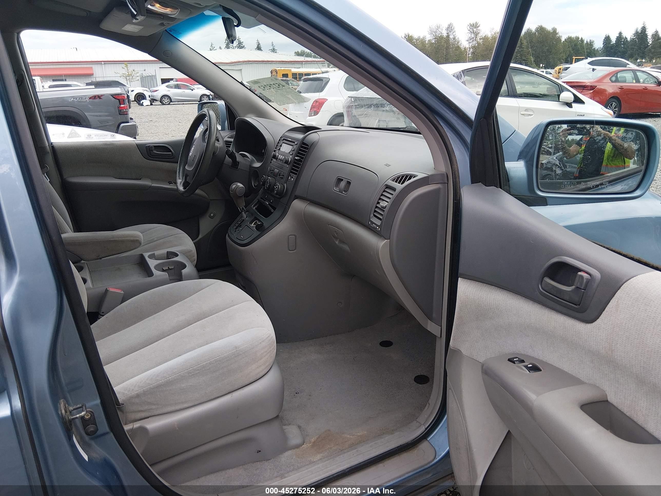 2007 Kia Sedona Lx Blue vin: KNDMB233076184487