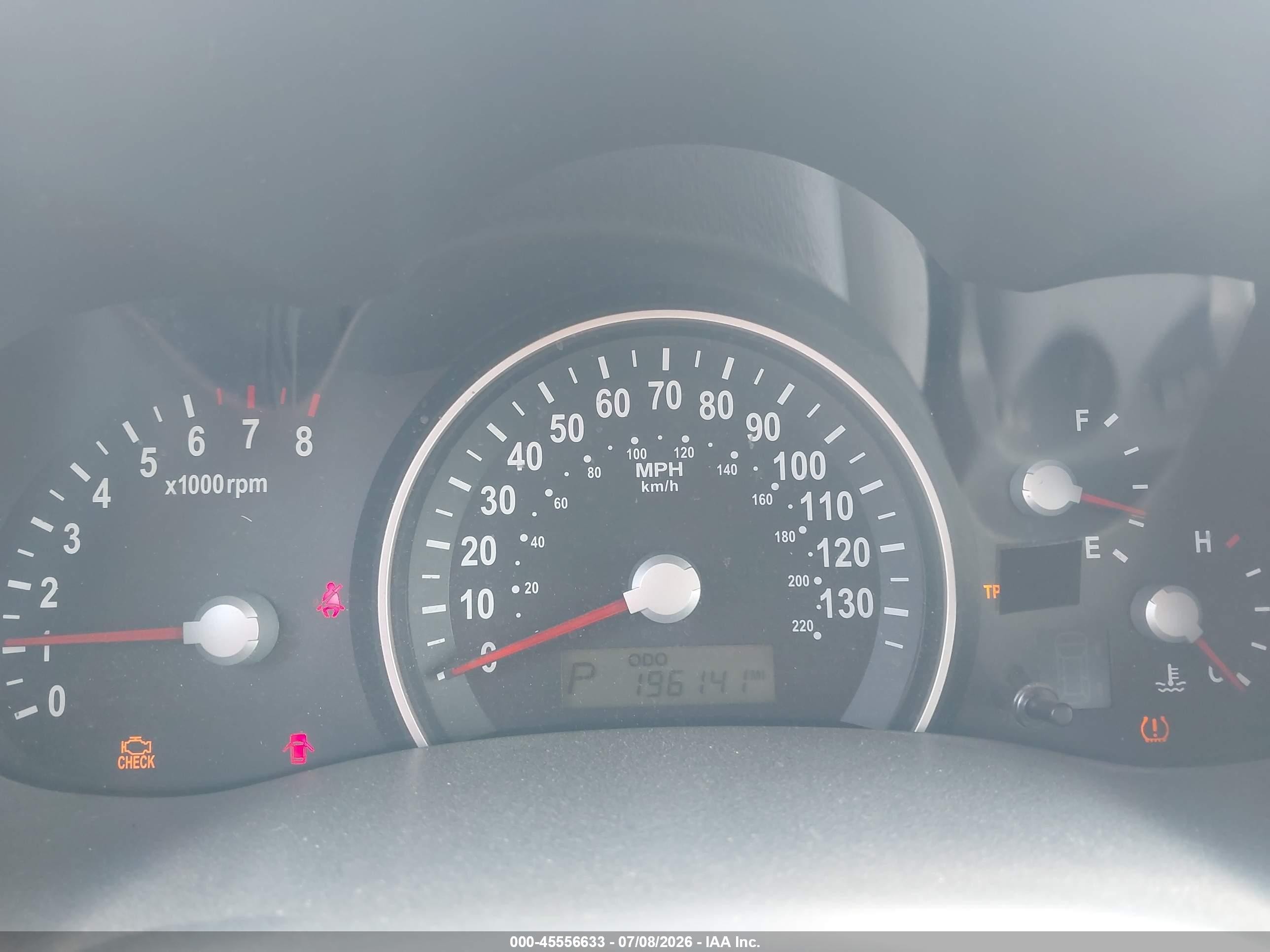 2008 Kia Sedona Lx Gray vin: KNDMB233086218803