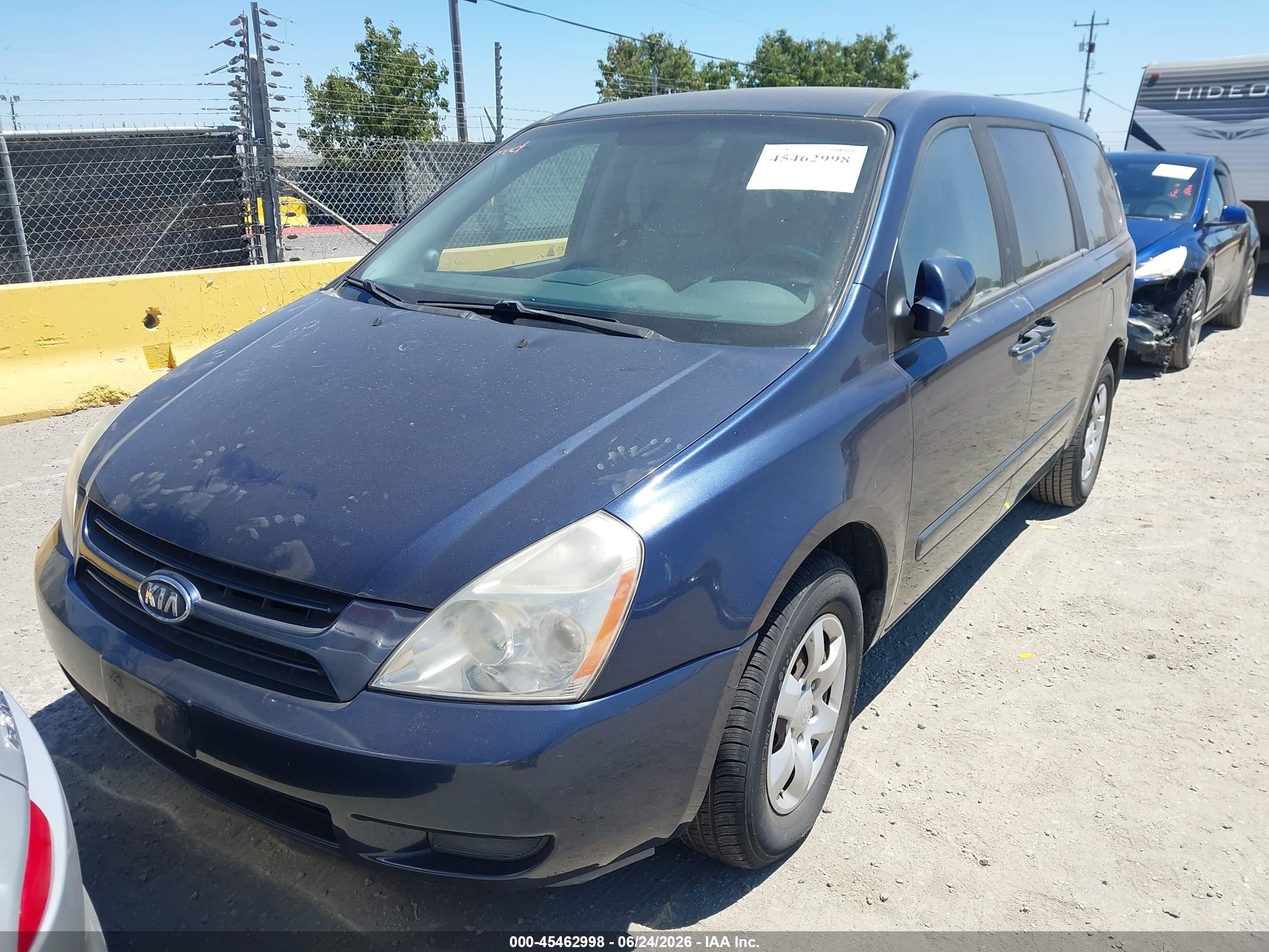 2006 Kia Sedona Ex/lx Dark Blue vin: KNDMB233166021149
