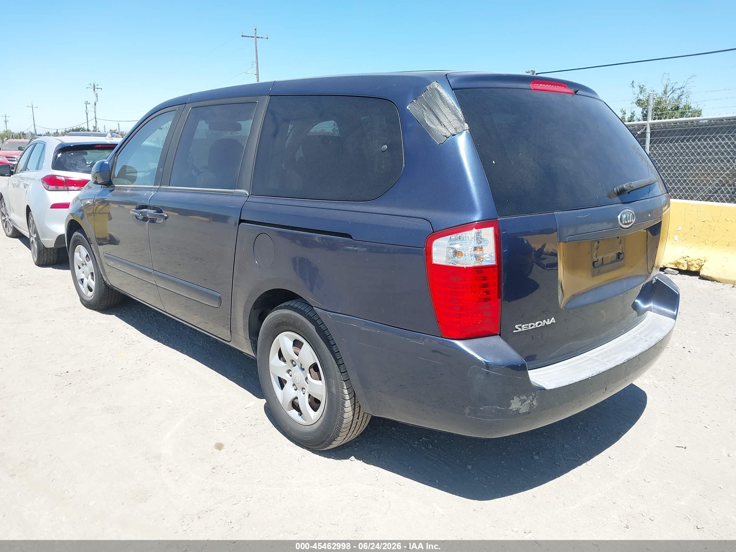 2006 Kia Sedona Ex/lx Dark Blue vin: KNDMB233166021149