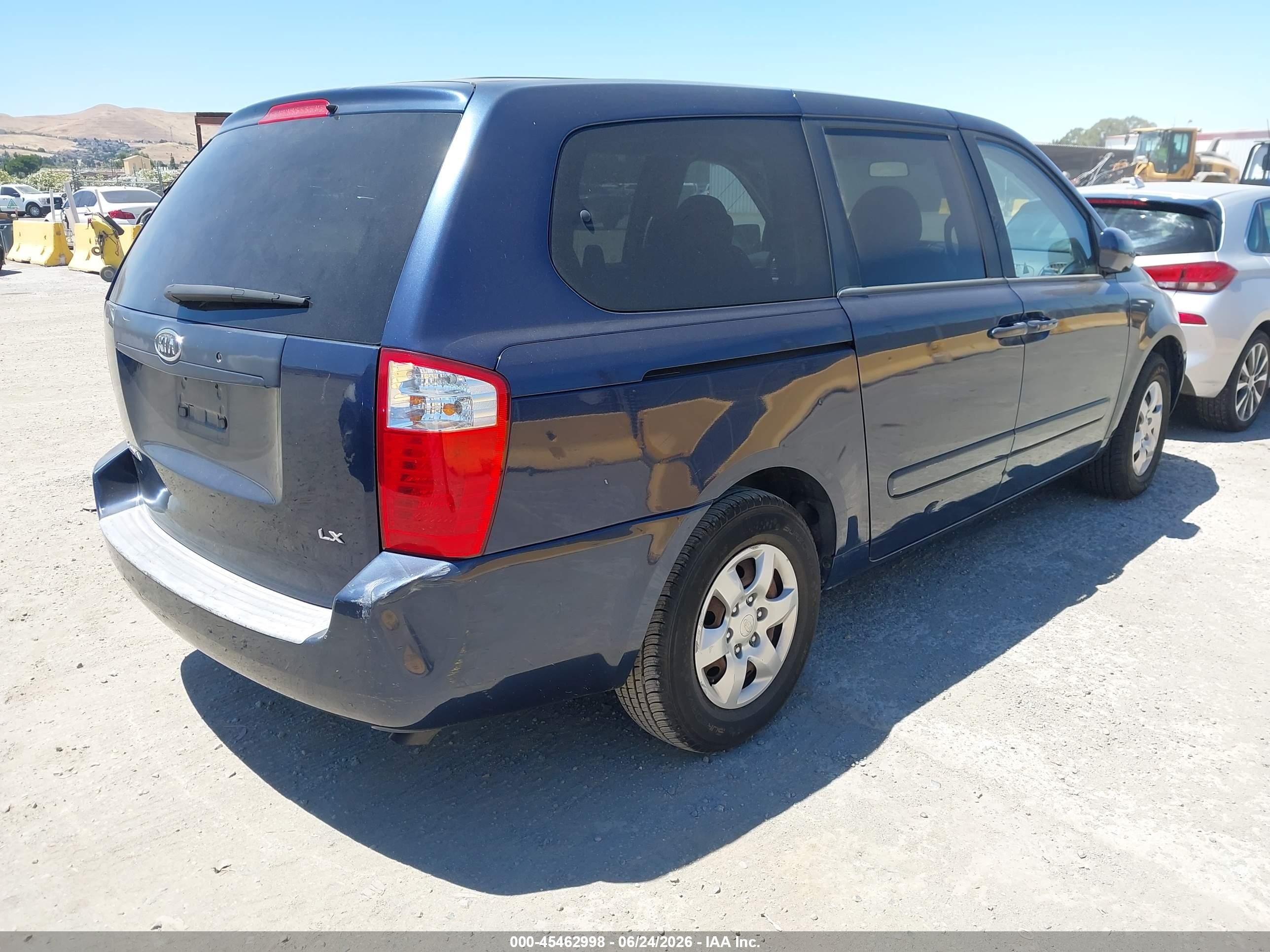 2006 Kia Sedona Ex/lx Dark Blue vin: KNDMB233166021149