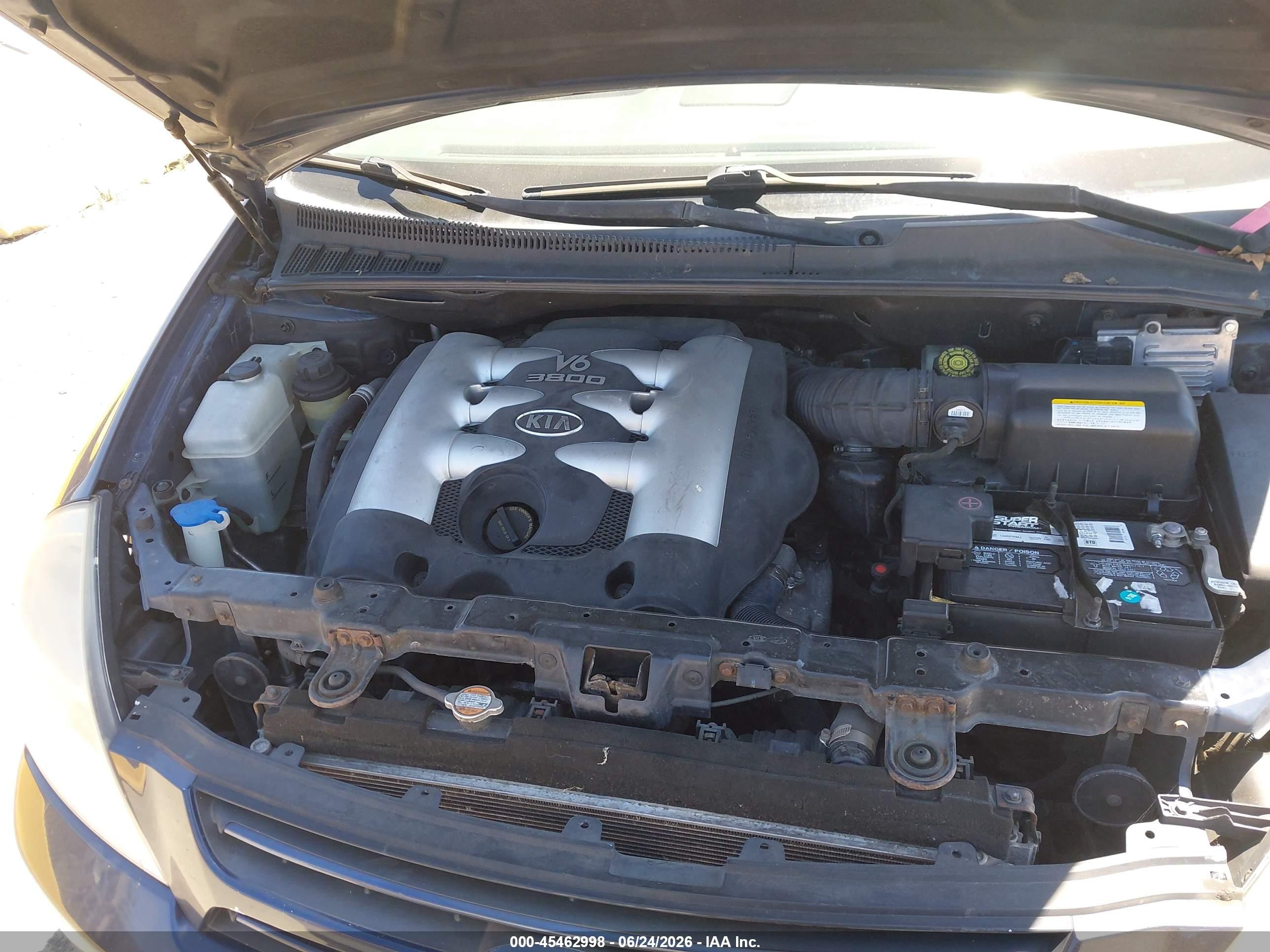 2006 Kia Sedona Ex/lx Dark Blue vin: KNDMB233166021149