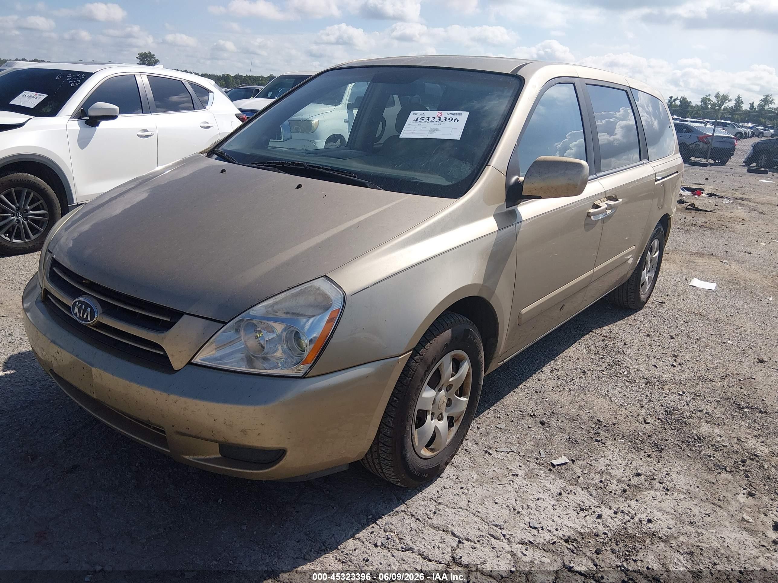 2006 Kia Sedona Ex/lx Champagne vin: KNDMB233166051705