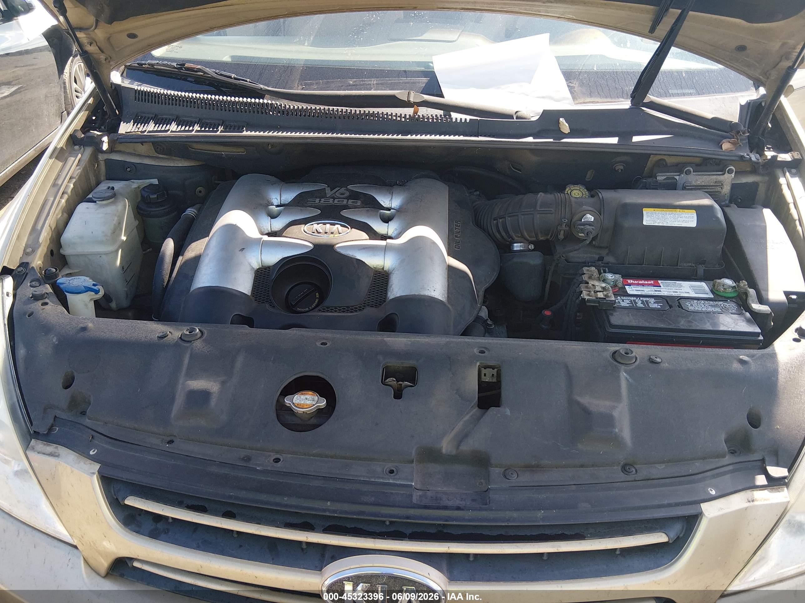 2006 Kia Sedona Ex/lx Champagne vin: KNDMB233166051705