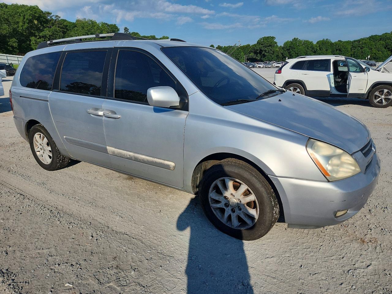2006 Kia Sedona Lx Silver vin: KNDMB233166081593