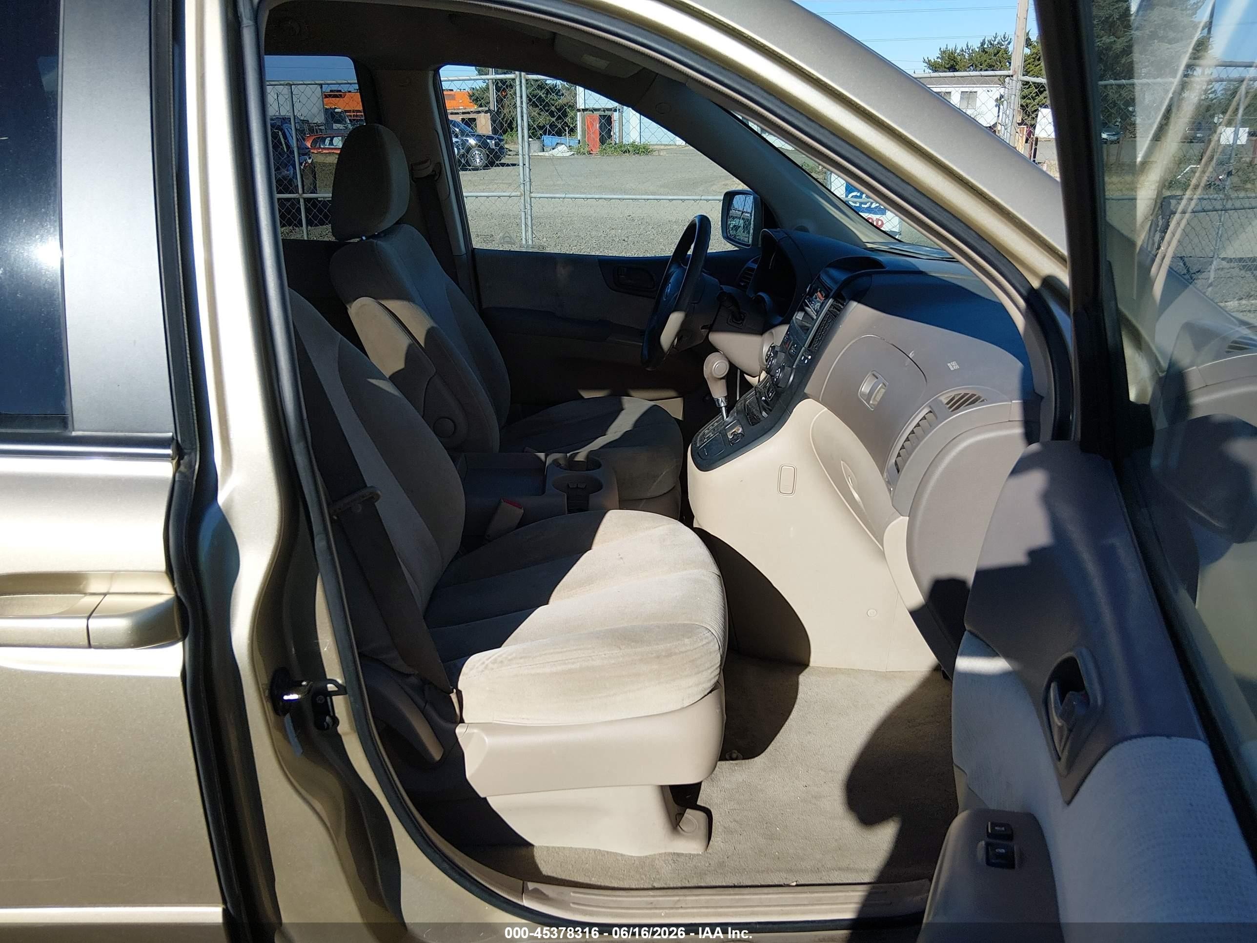 2007 Kia Sedona Lx Gold vin: KNDMB233176154267