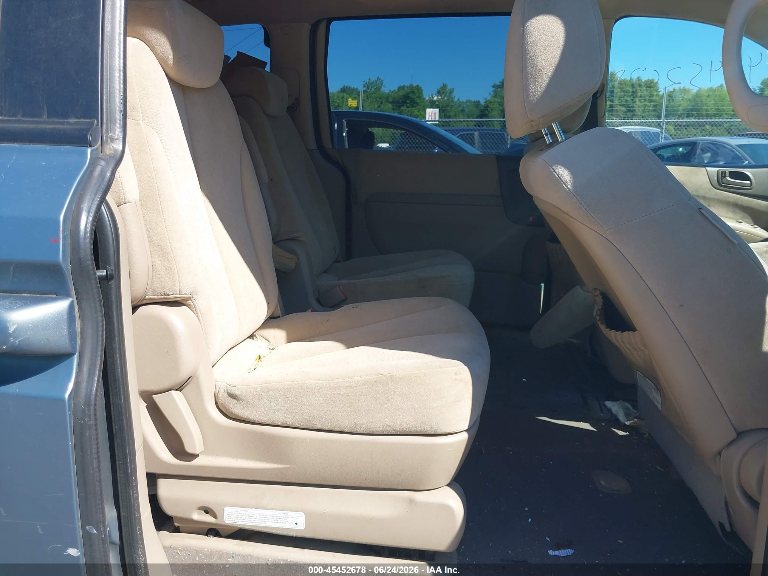 2008 Kia Sedona Lx Синий vin: KNDMB233186211553