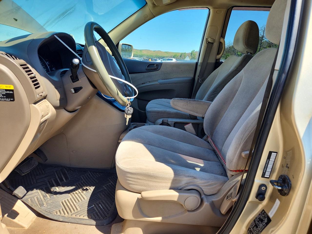 2008 Kia Sedona Lx Silver vin: KNDMB233186230619