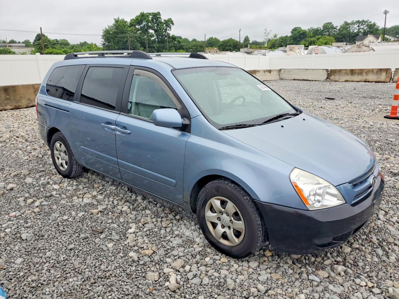 2008 Kia Sedona Lx Blue vin: KNDMB233186240826