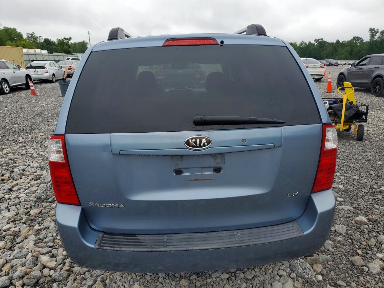 2008 Kia Sedona Lx Blue vin: KNDMB233186240826