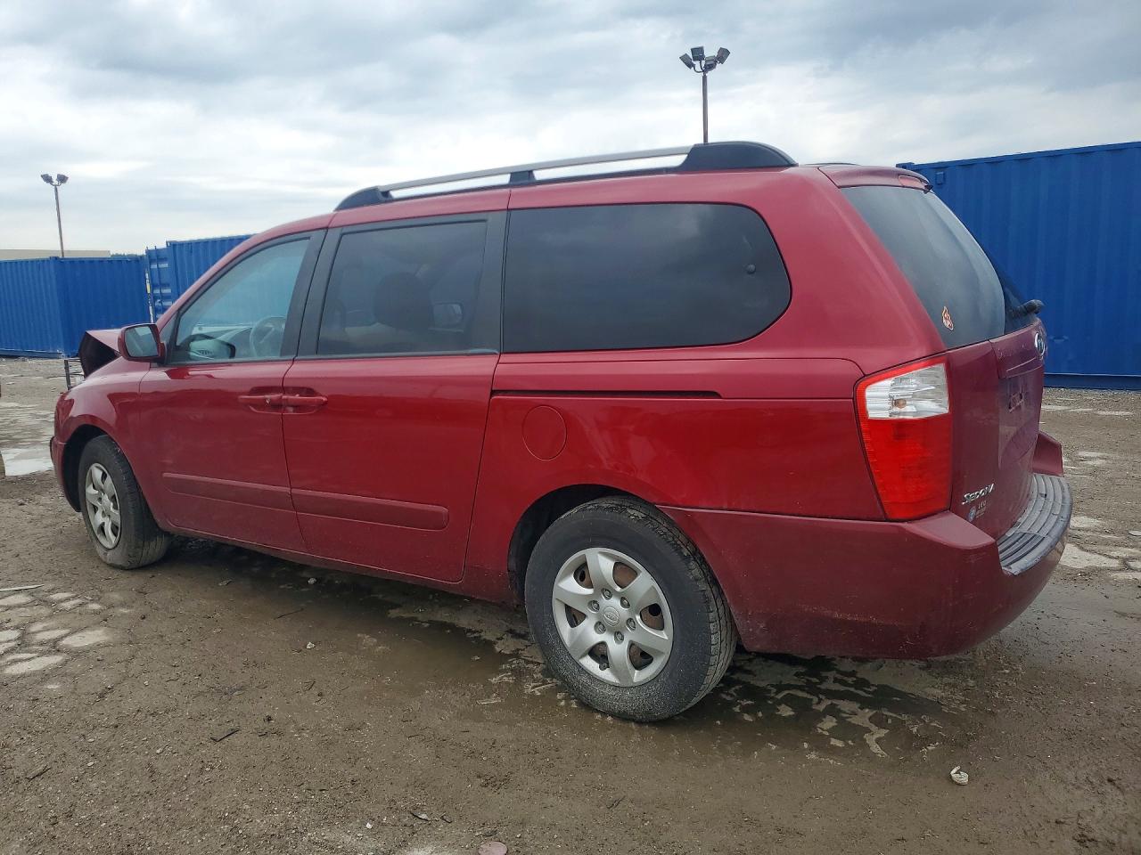2008 Kia Sedona Lx Red vin: KNDMB233186249199