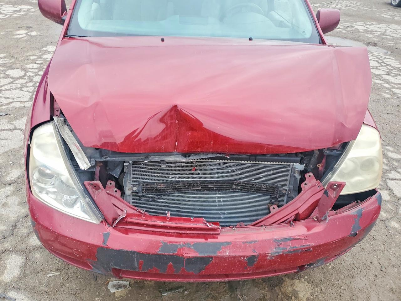 2008 Kia Sedona Lx Red vin: KNDMB233186249199