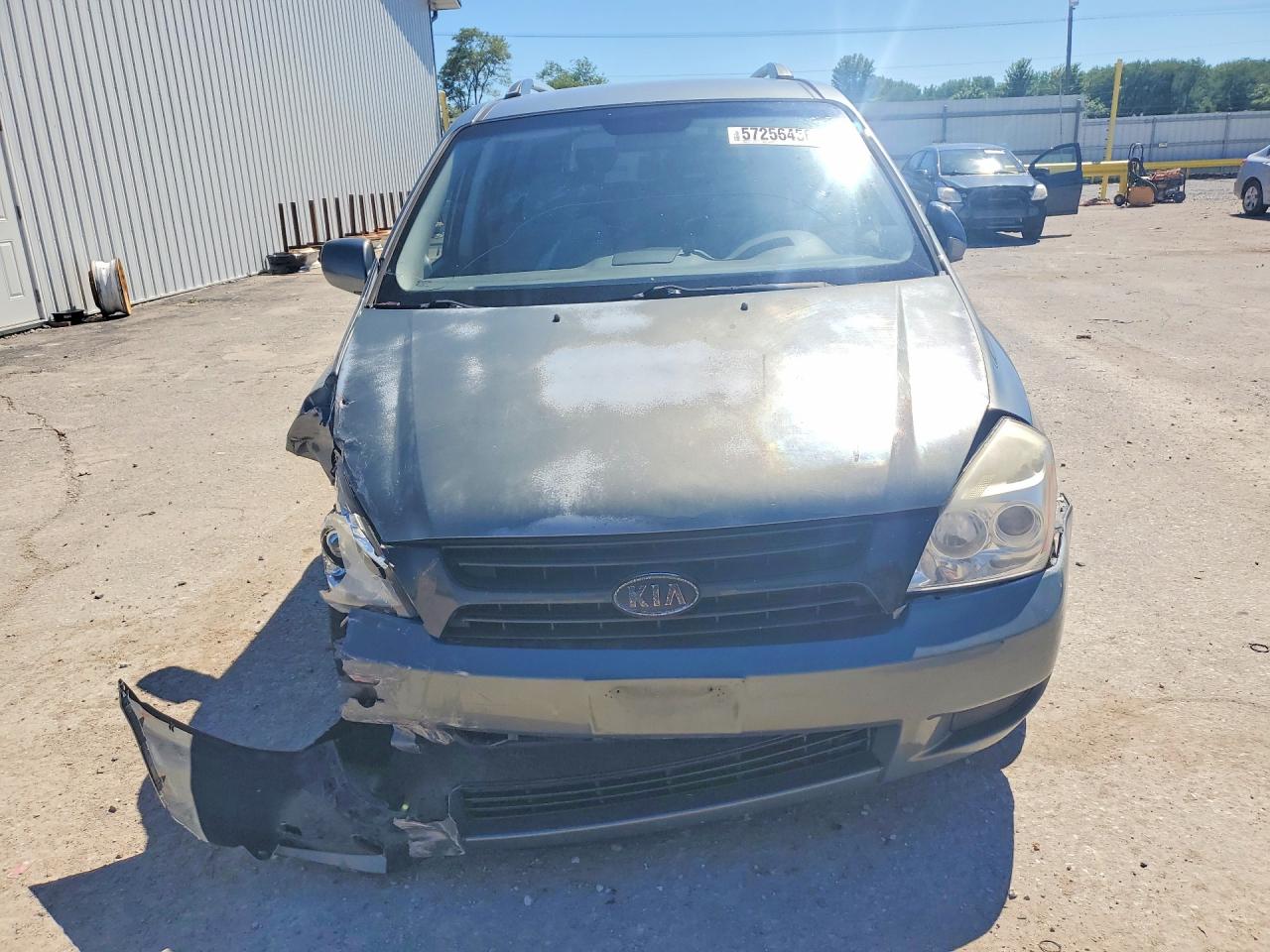 2009 Kia Sedona Lx Gray vin: KNDMB233196313646