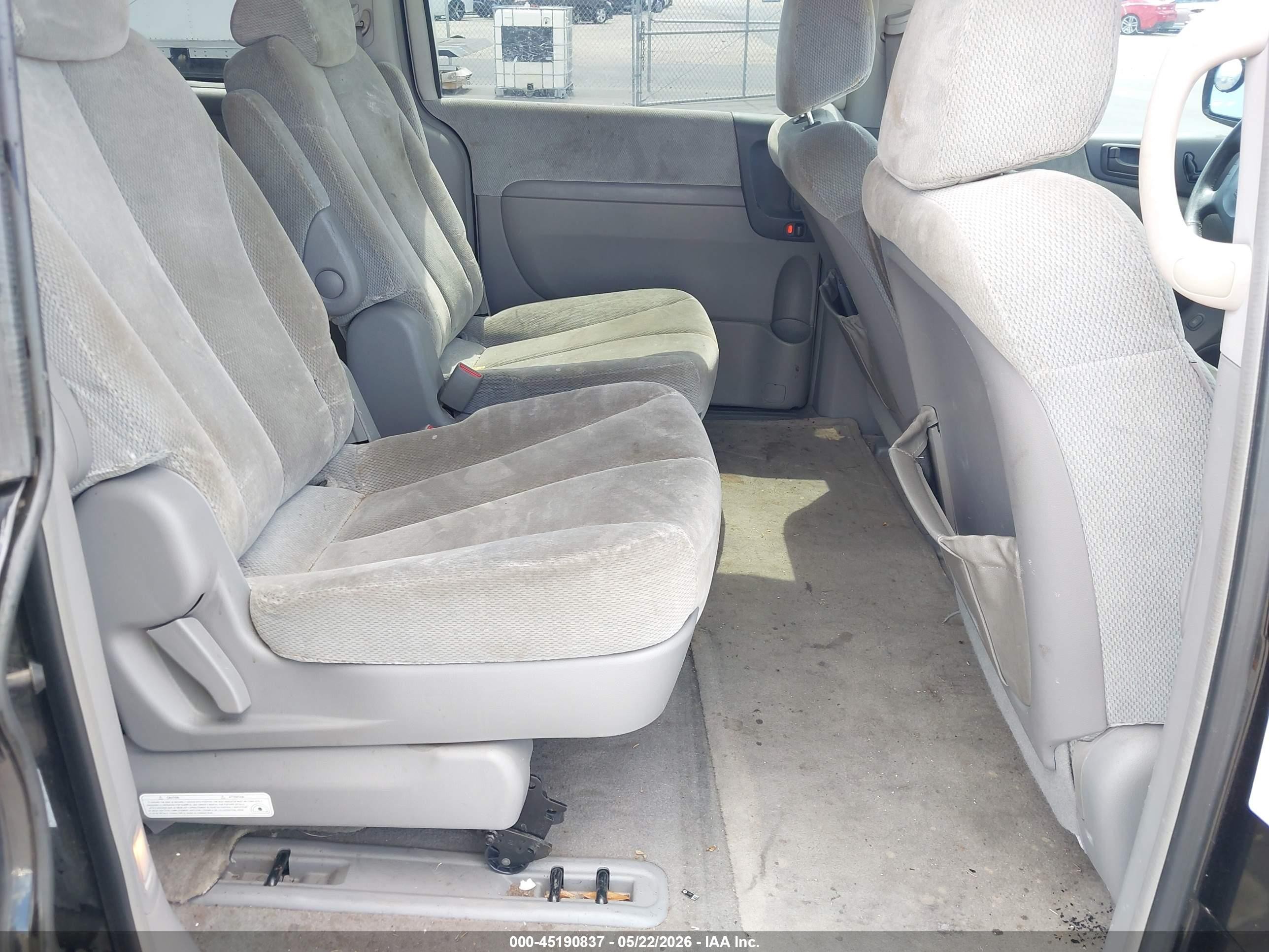 2006 Kia Sedona Ex/lx Black vin: KNDMB233266049333