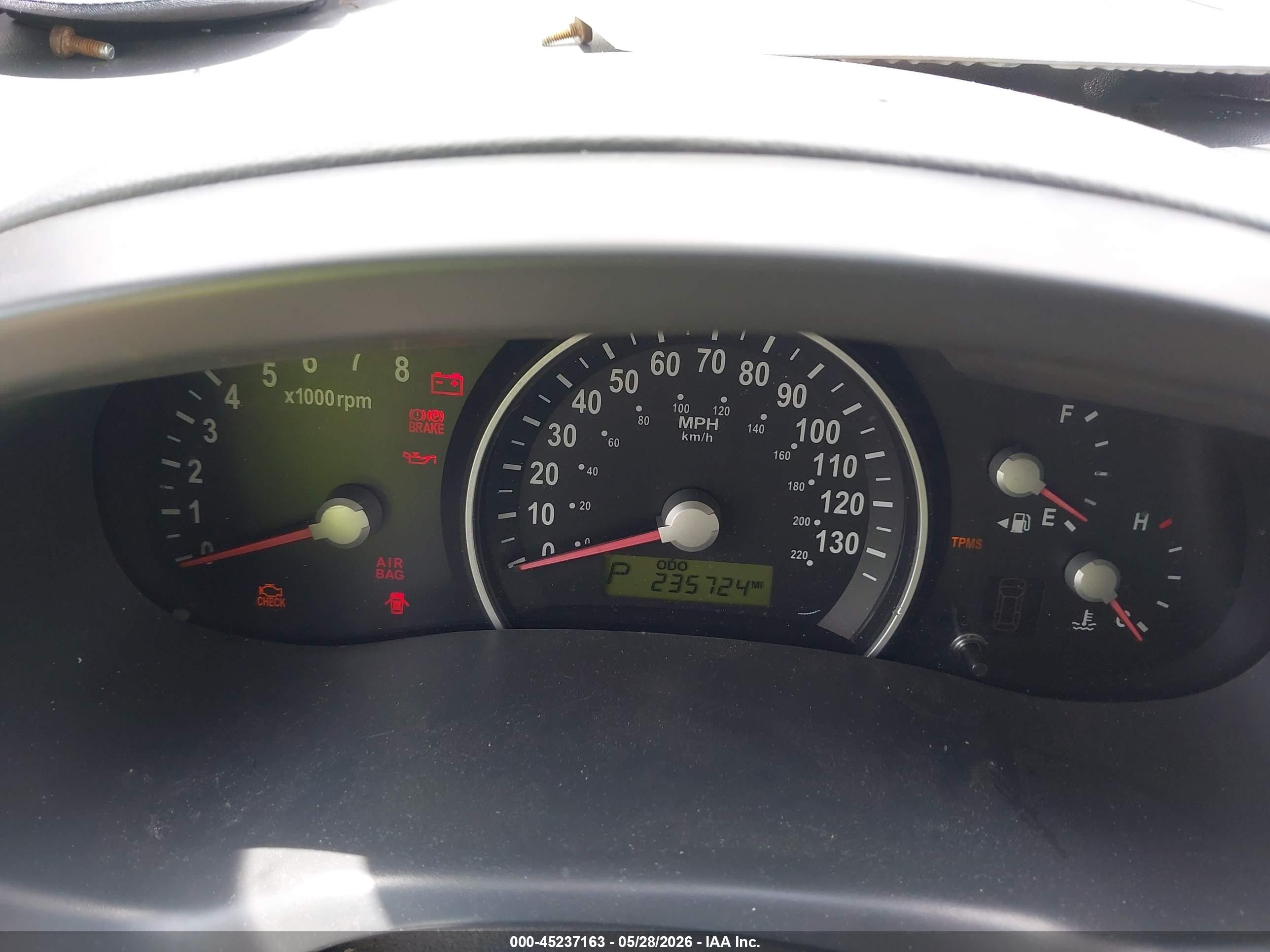 2006 Kia Sedona Ex/lx Blue vin: KNDMB233266084714