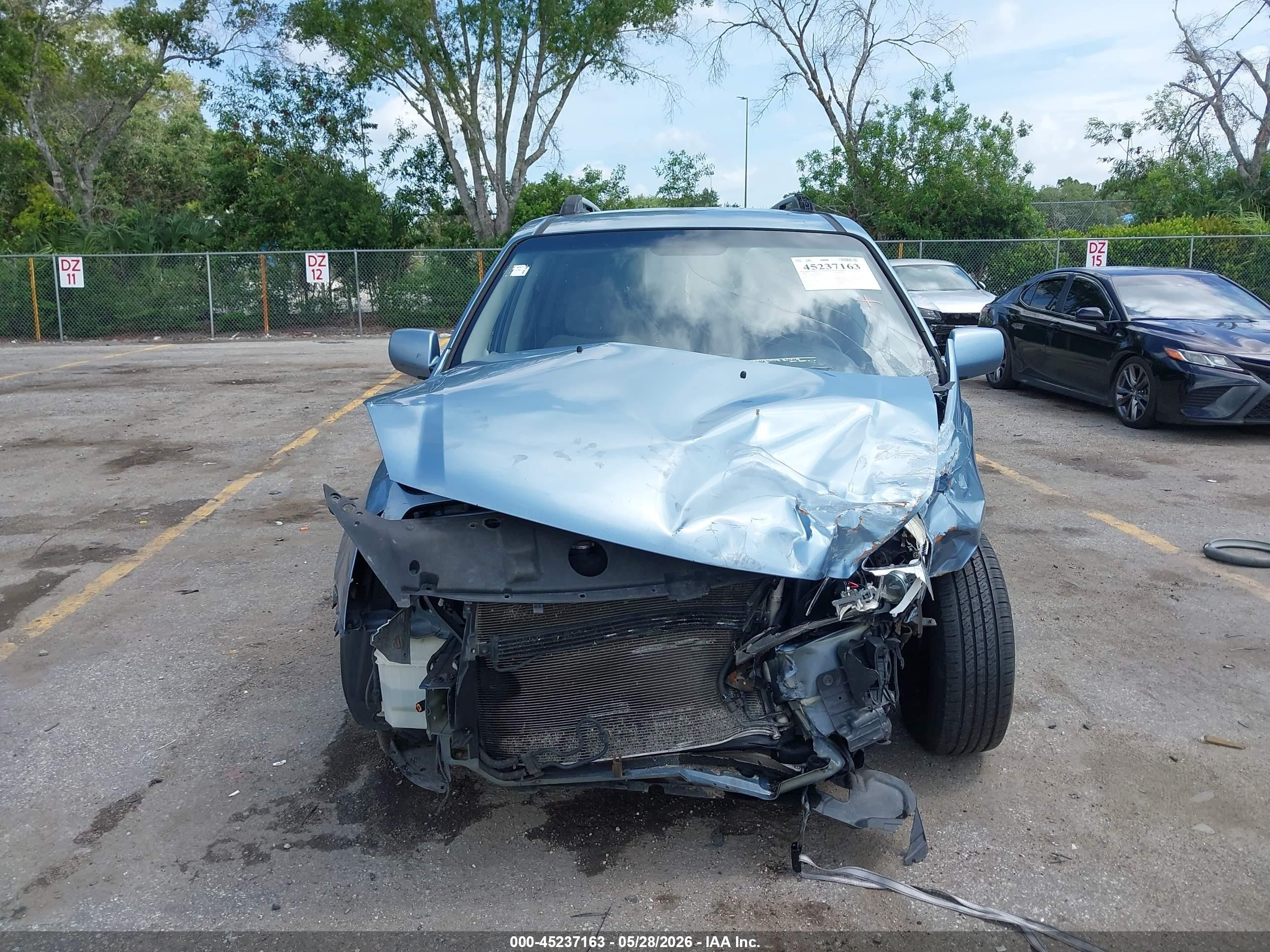 2006 Kia Sedona Ex/lx Blue vin: KNDMB233266084714