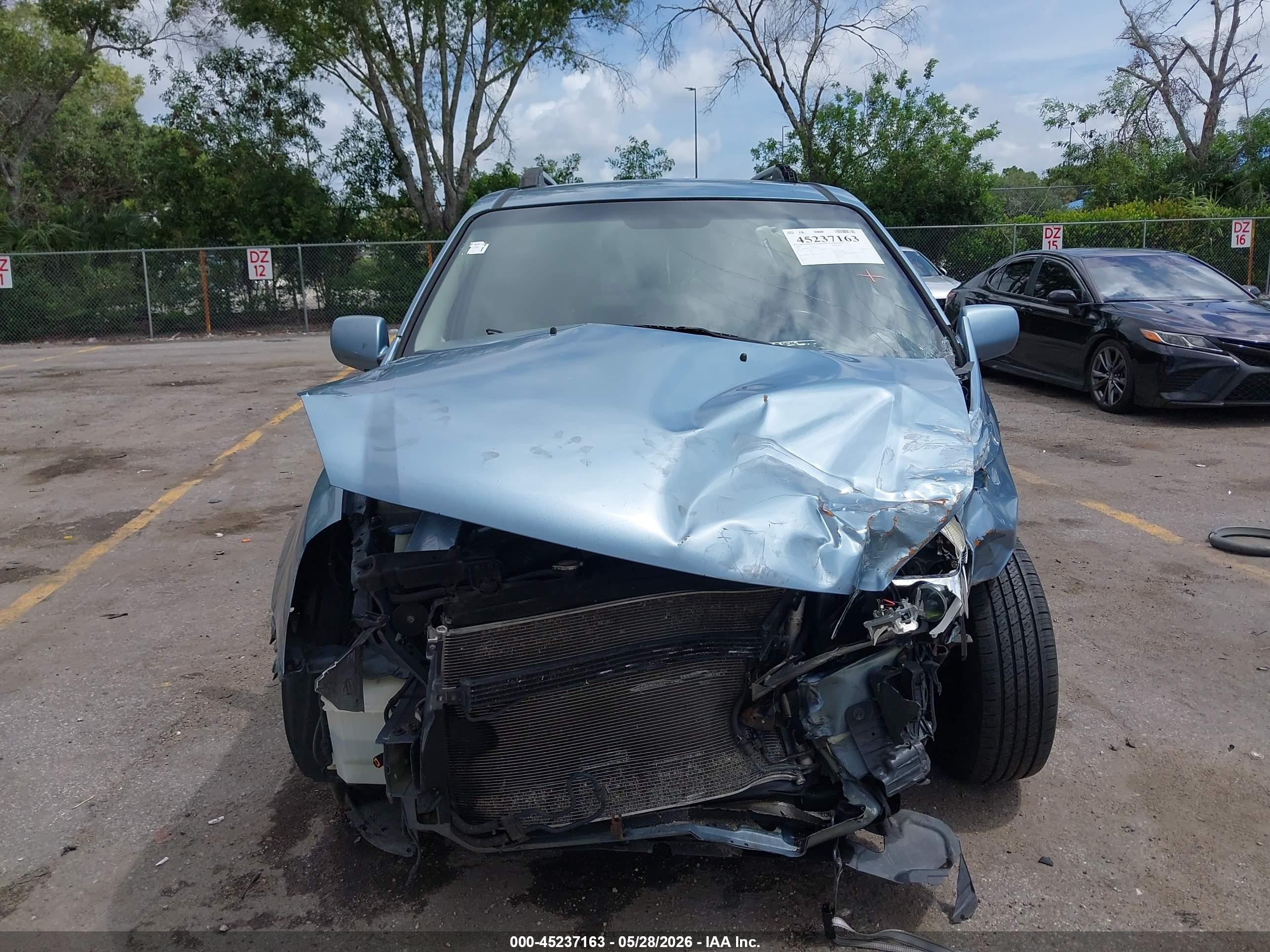 2006 Kia Sedona Ex/lx Blue vin: KNDMB233266084714