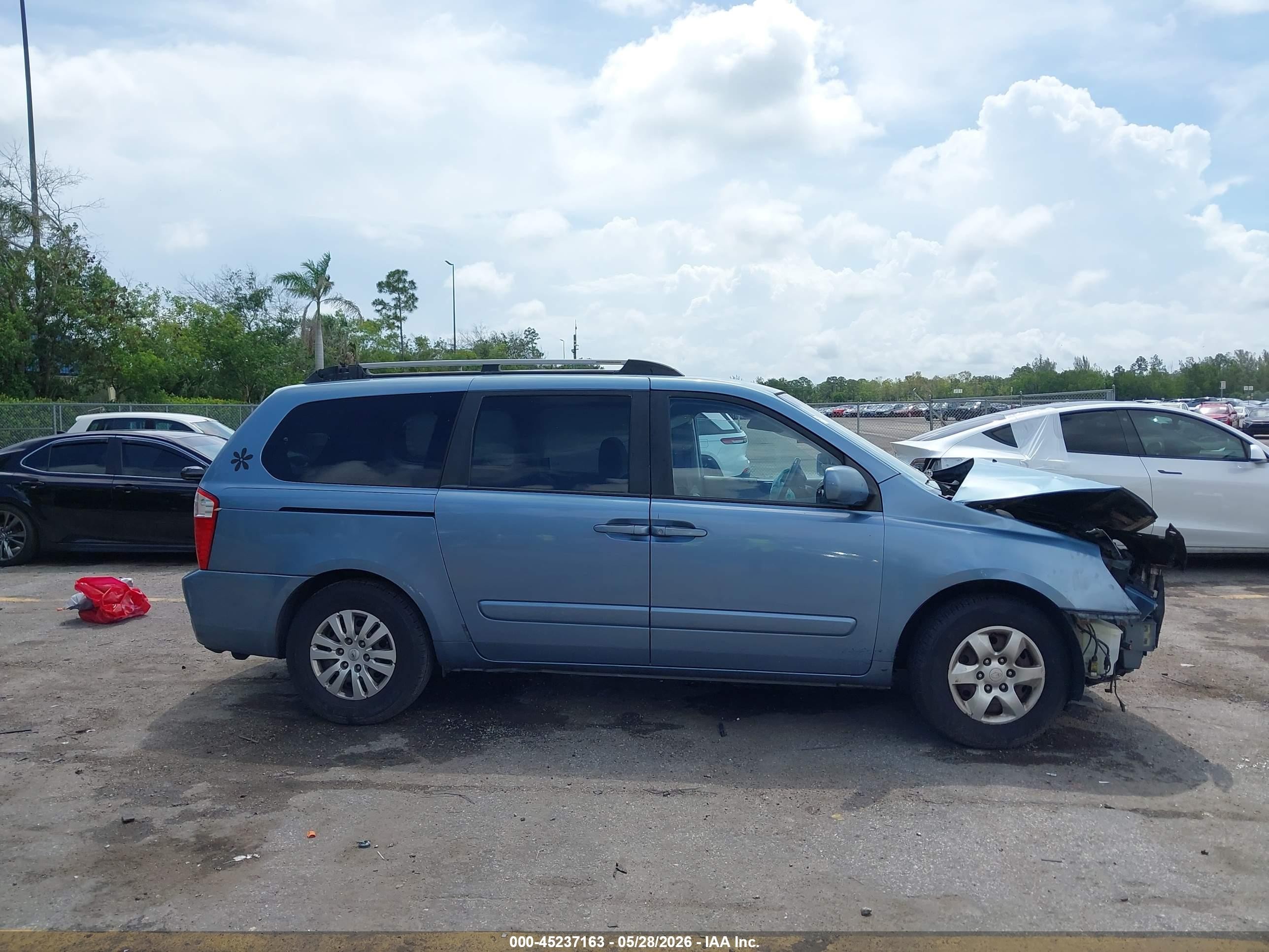 2006 Kia Sedona Ex/lx Blue vin: KNDMB233266084714