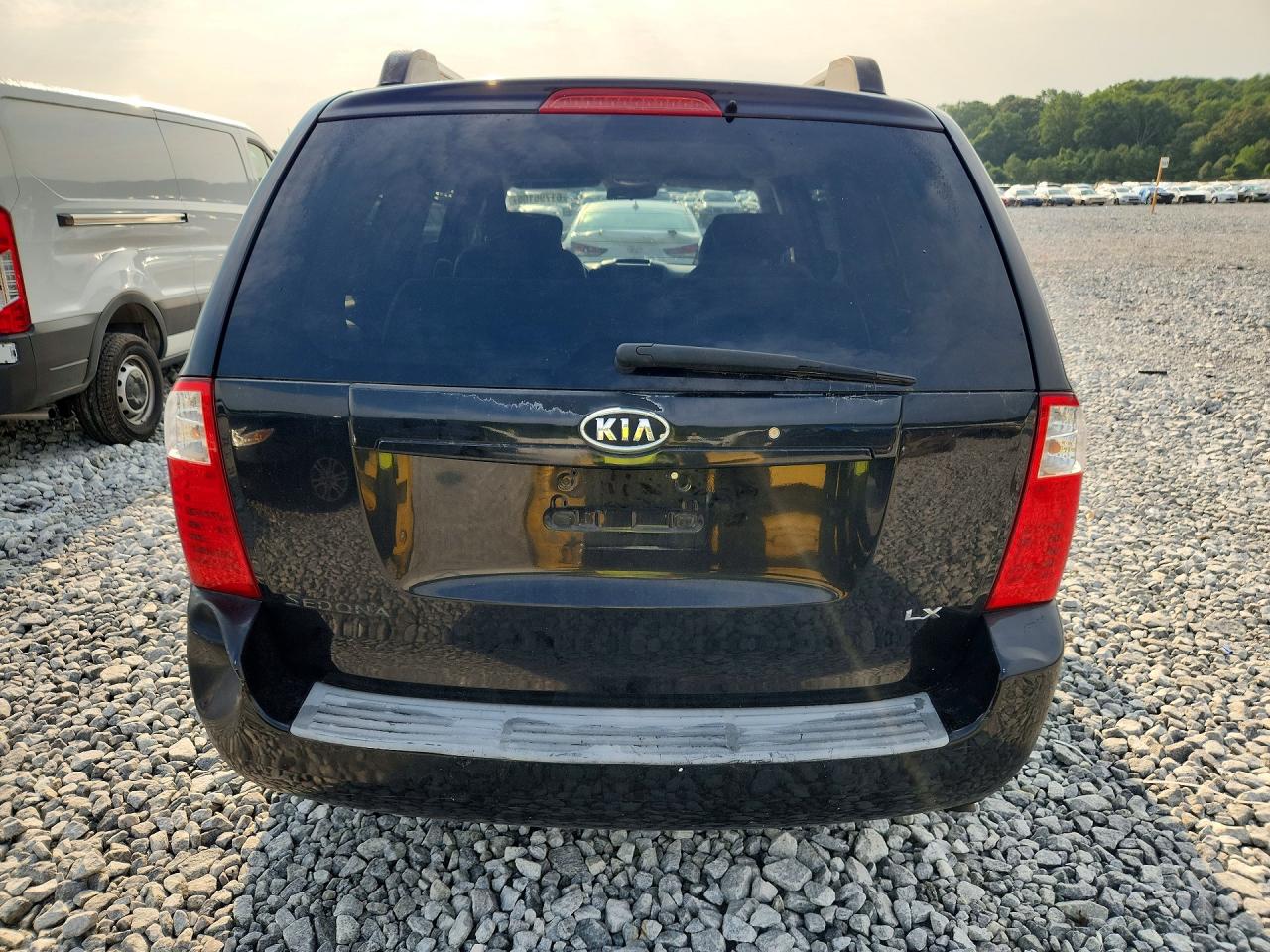2006 Kia Sedona Lx Black vin: KNDMB233266088956