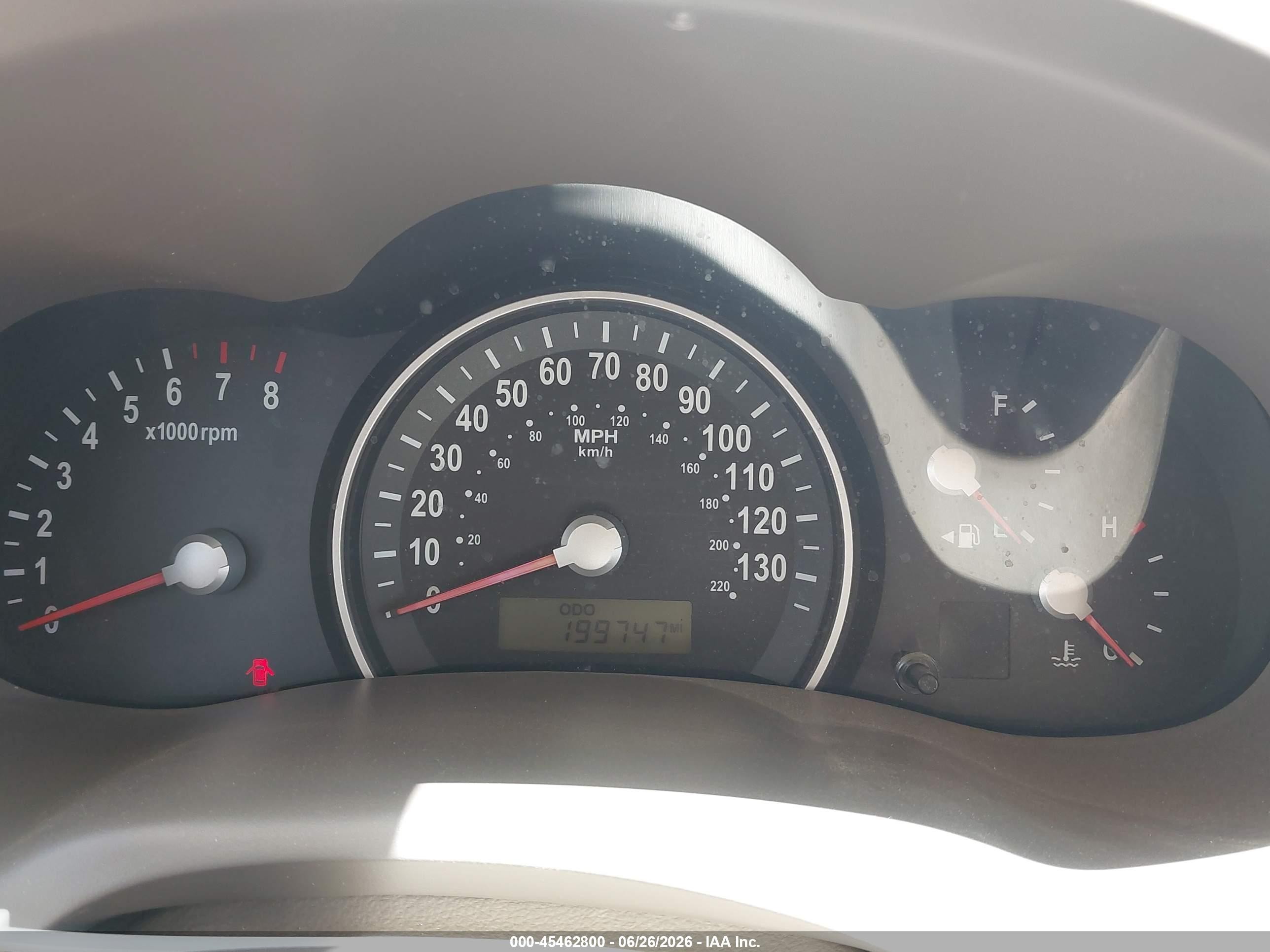 2007 Kia Sedona Lx Champagne vin: KNDMB233276109130