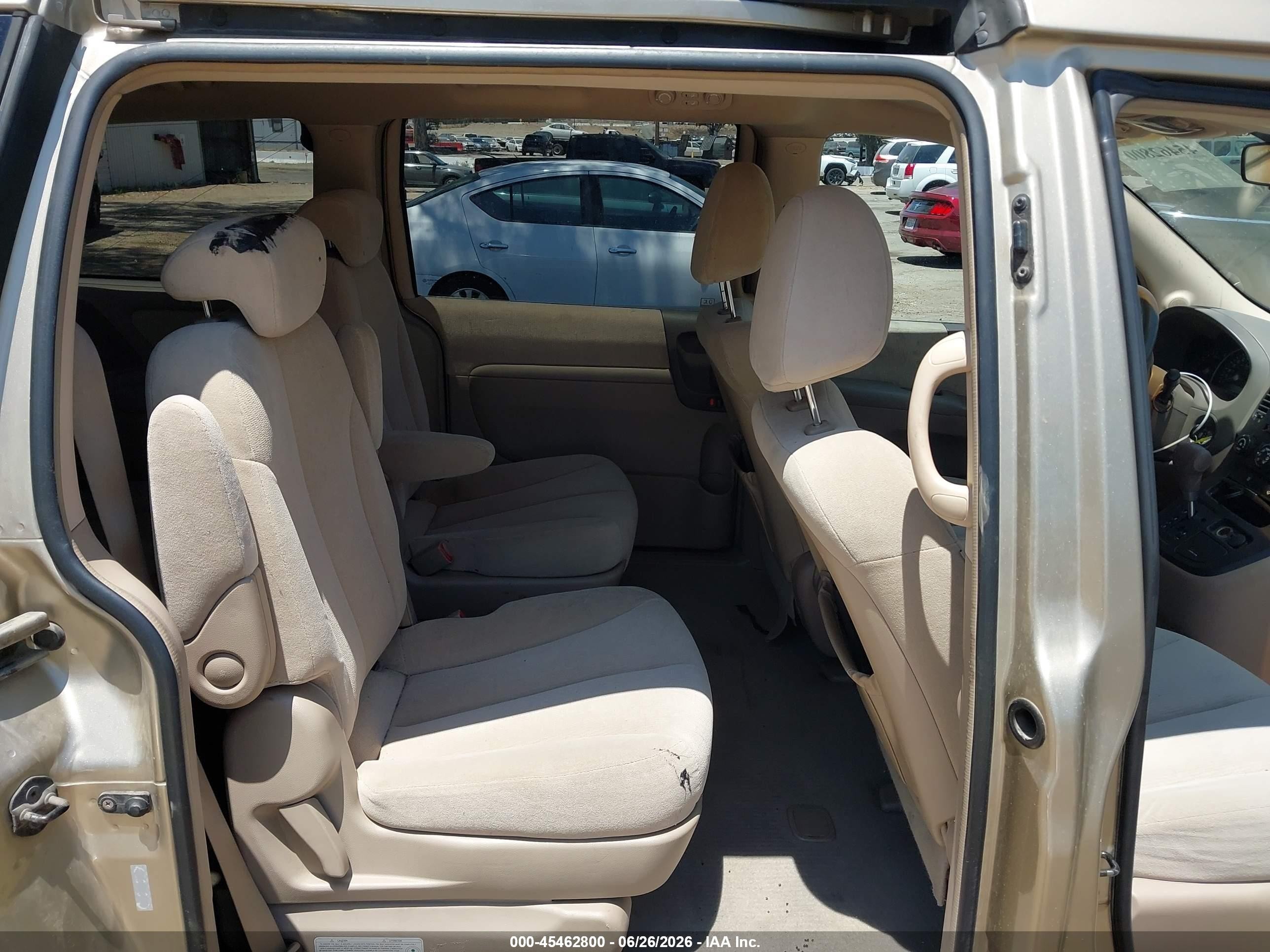 2007 Kia Sedona Lx Champagne vin: KNDMB233276109130