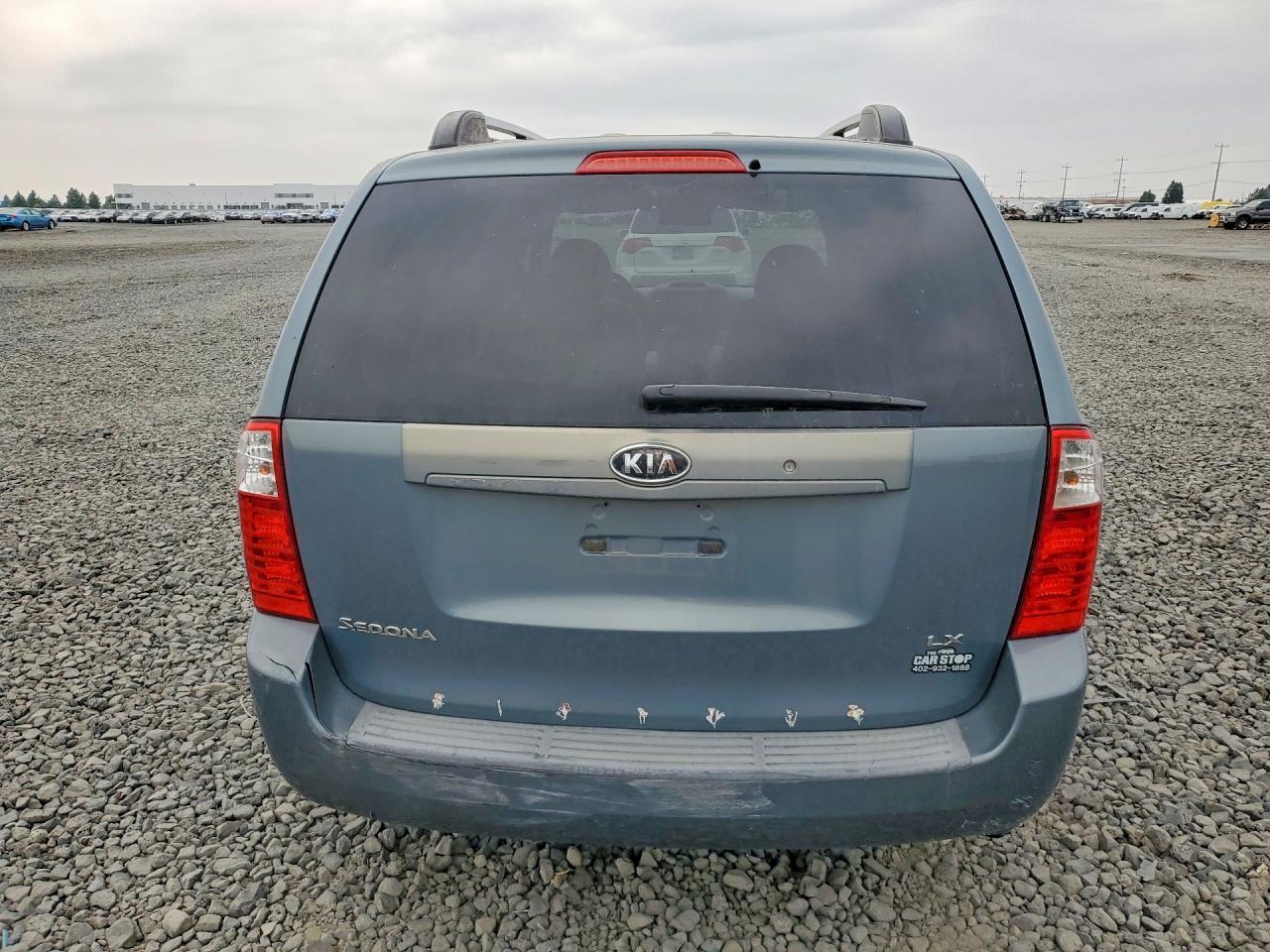 2008 Kia Sedona Lx Синий vin: KNDMB233286196643