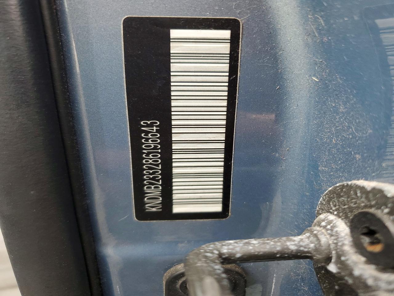 2008 Kia Sedona Lx Синий vin: KNDMB233286196643