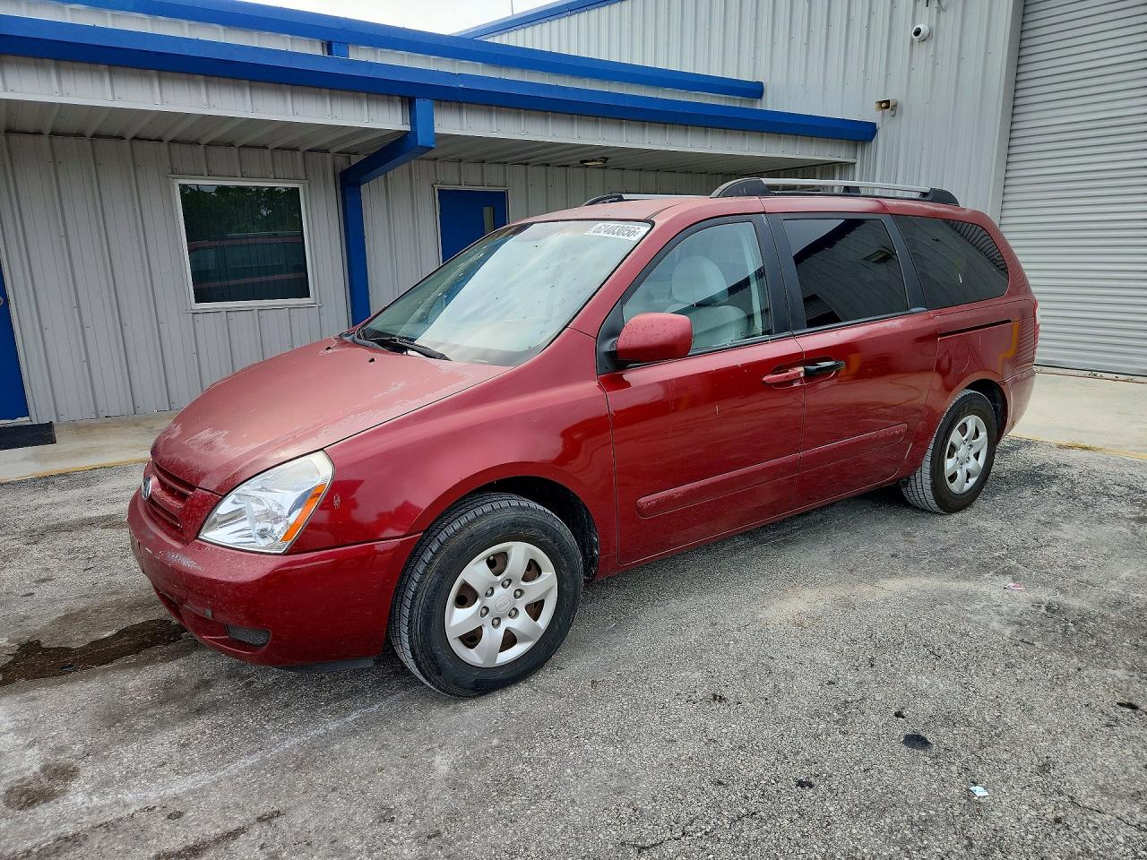 2008 Kia Sedona Lx Maroon vin: KNDMB233286197744