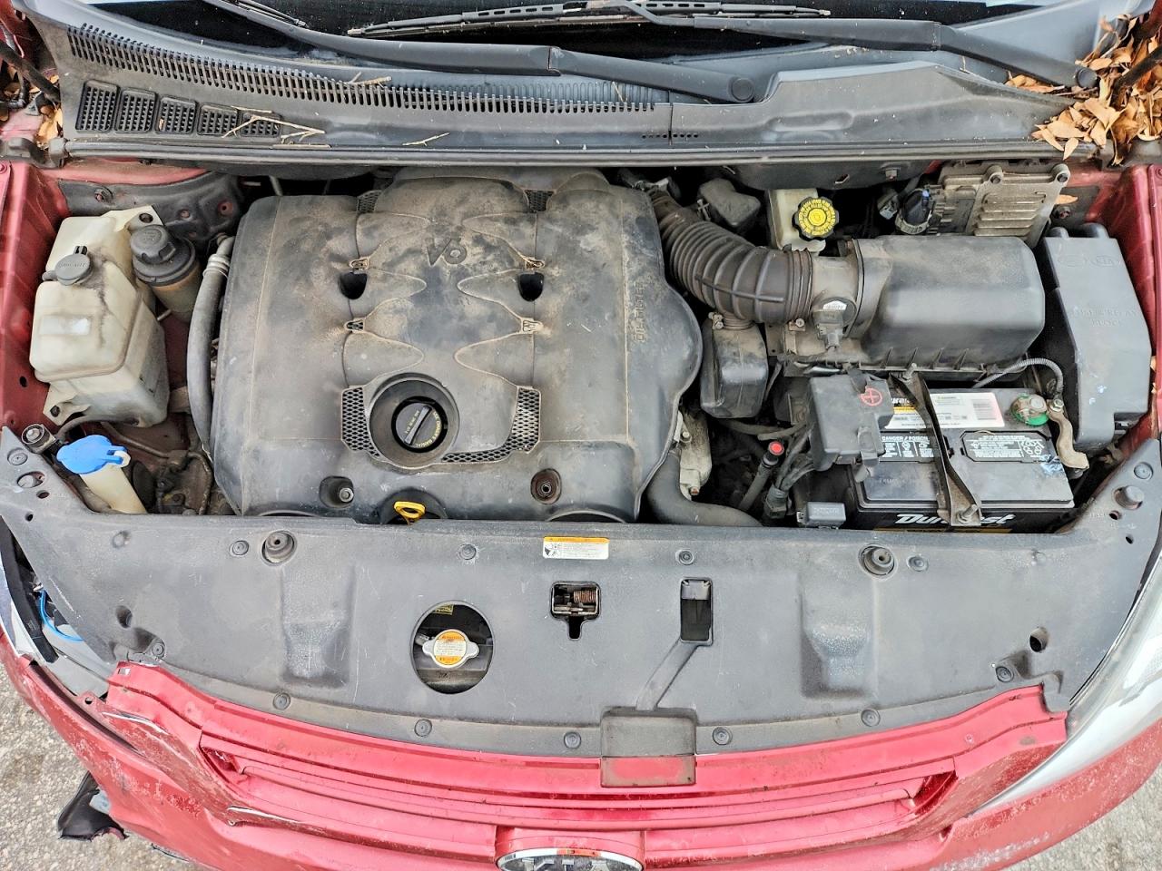2008 Kia Sedona Lx Maroon vin: KNDMB233286197744