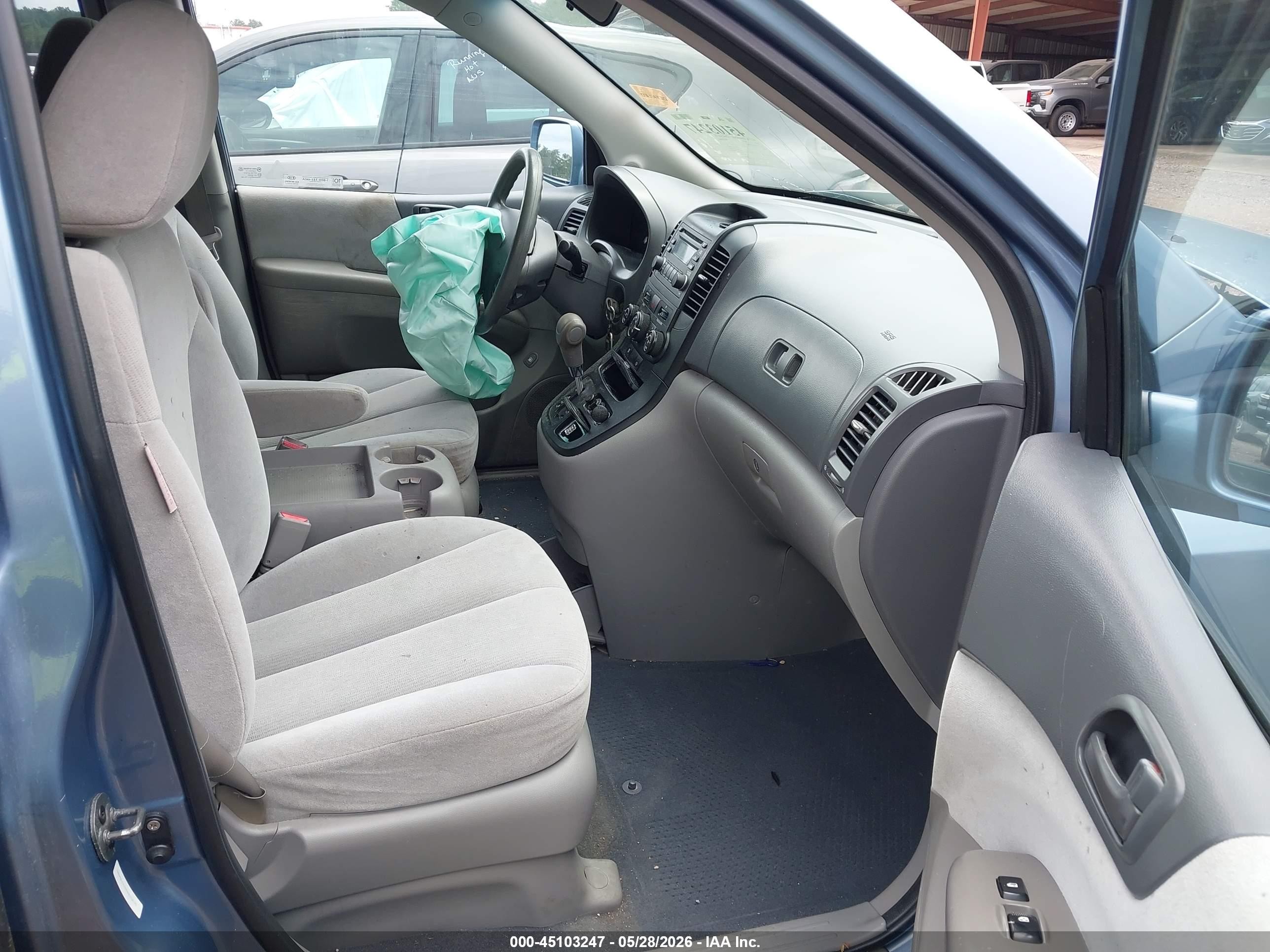 2008 Kia Sedona Lx Light Blue vin: KNDMB233286225638