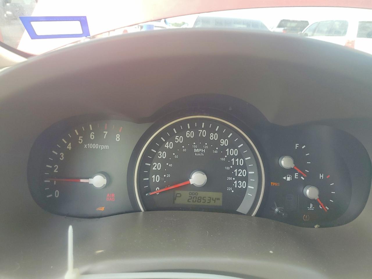 2008 Kia Sedona Lx Бордовый vin: KNDMB233286226210