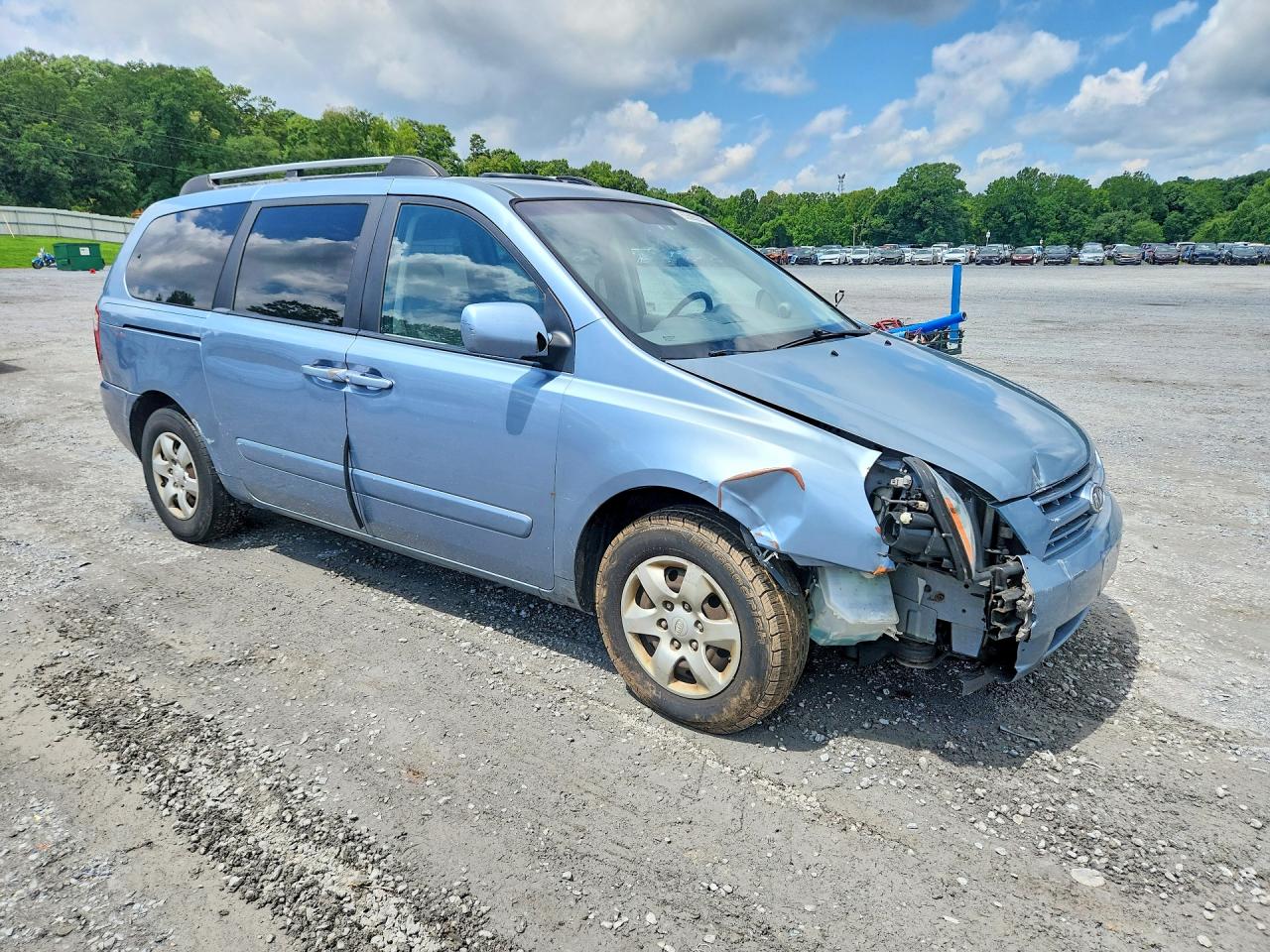 2008 Kia Sedona Lx Blue vin: KNDMB233286237868