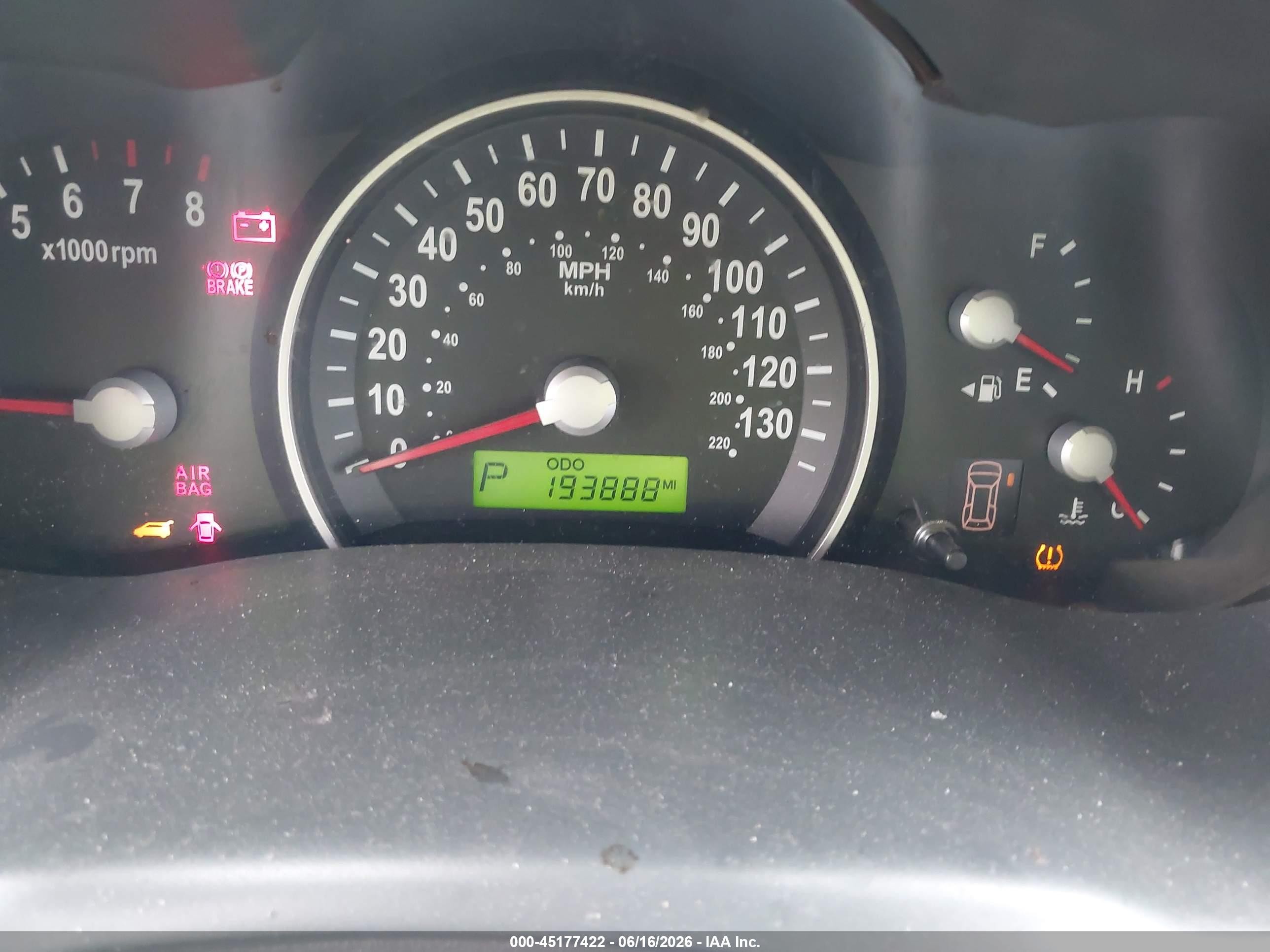 2008 Kia Sedona Lx Blue vin: KNDMB233286254752