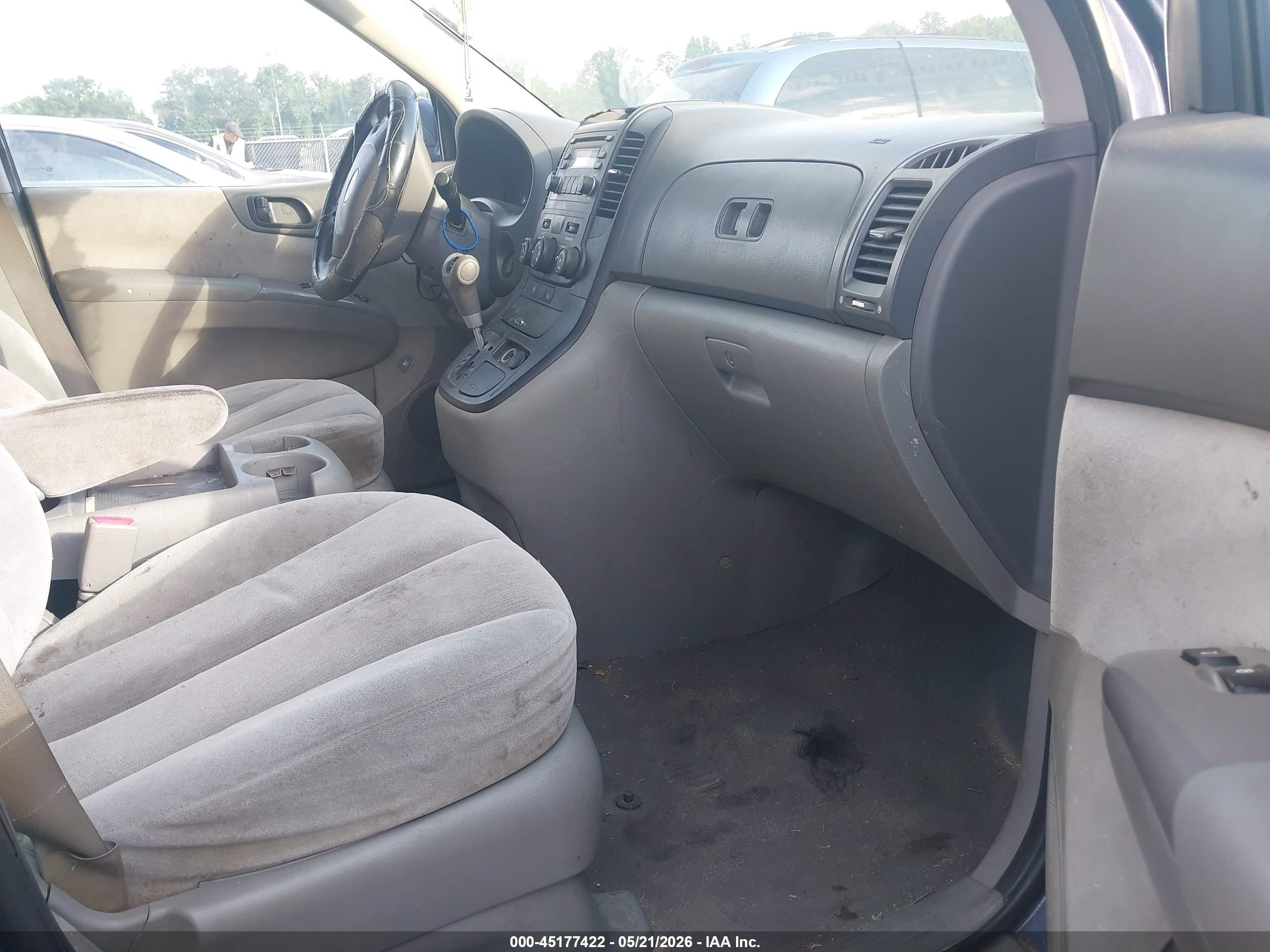 2008 Kia Sedona Lx Blue vin: KNDMB233286254752