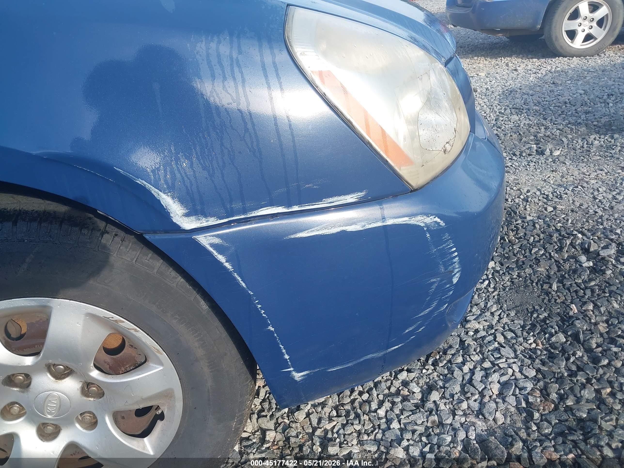 2008 Kia Sedona Lx Blue vin: KNDMB233286254752